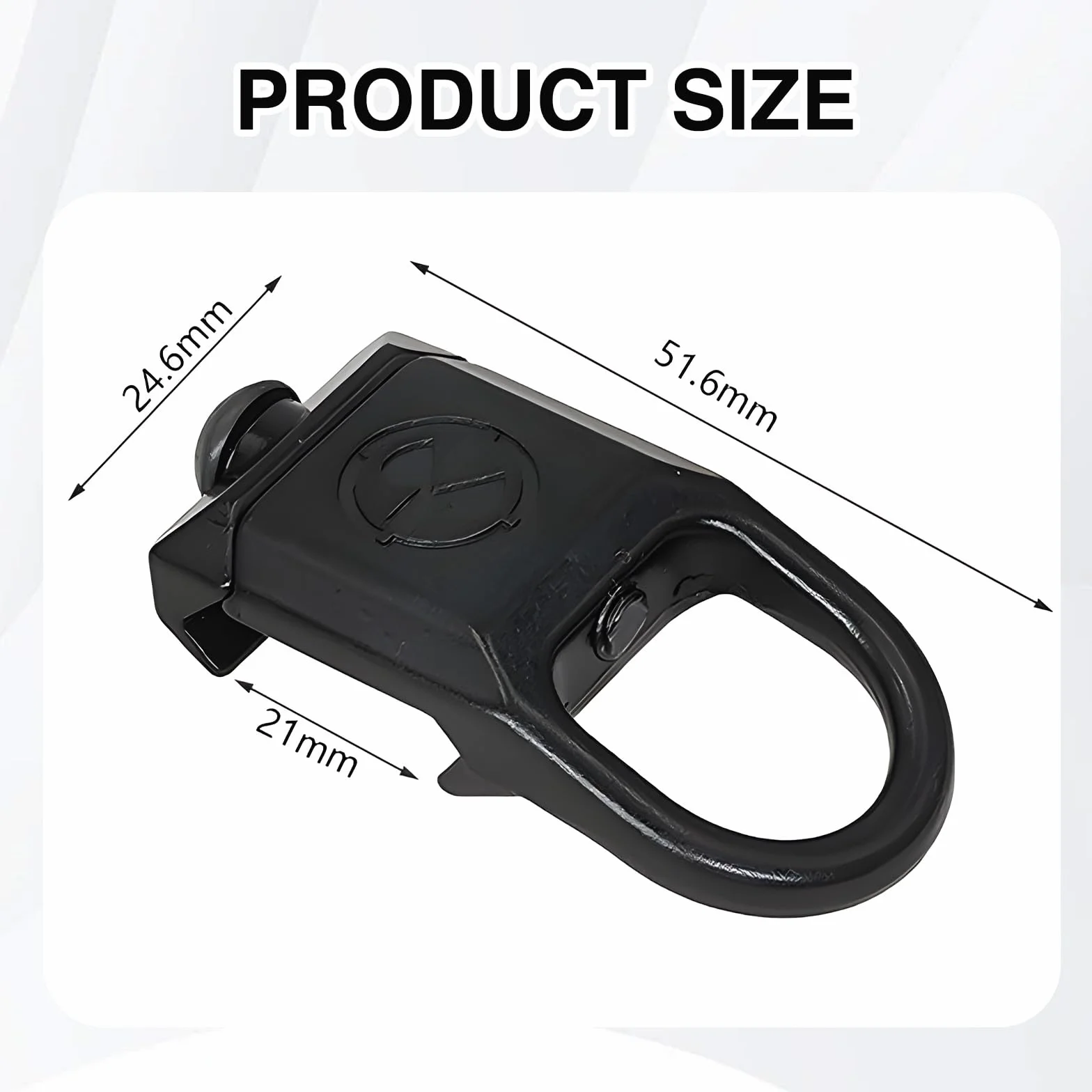 Picatinny Adaptateur de Sangle de Rail 20 mm, Montage Rapide pour Sling