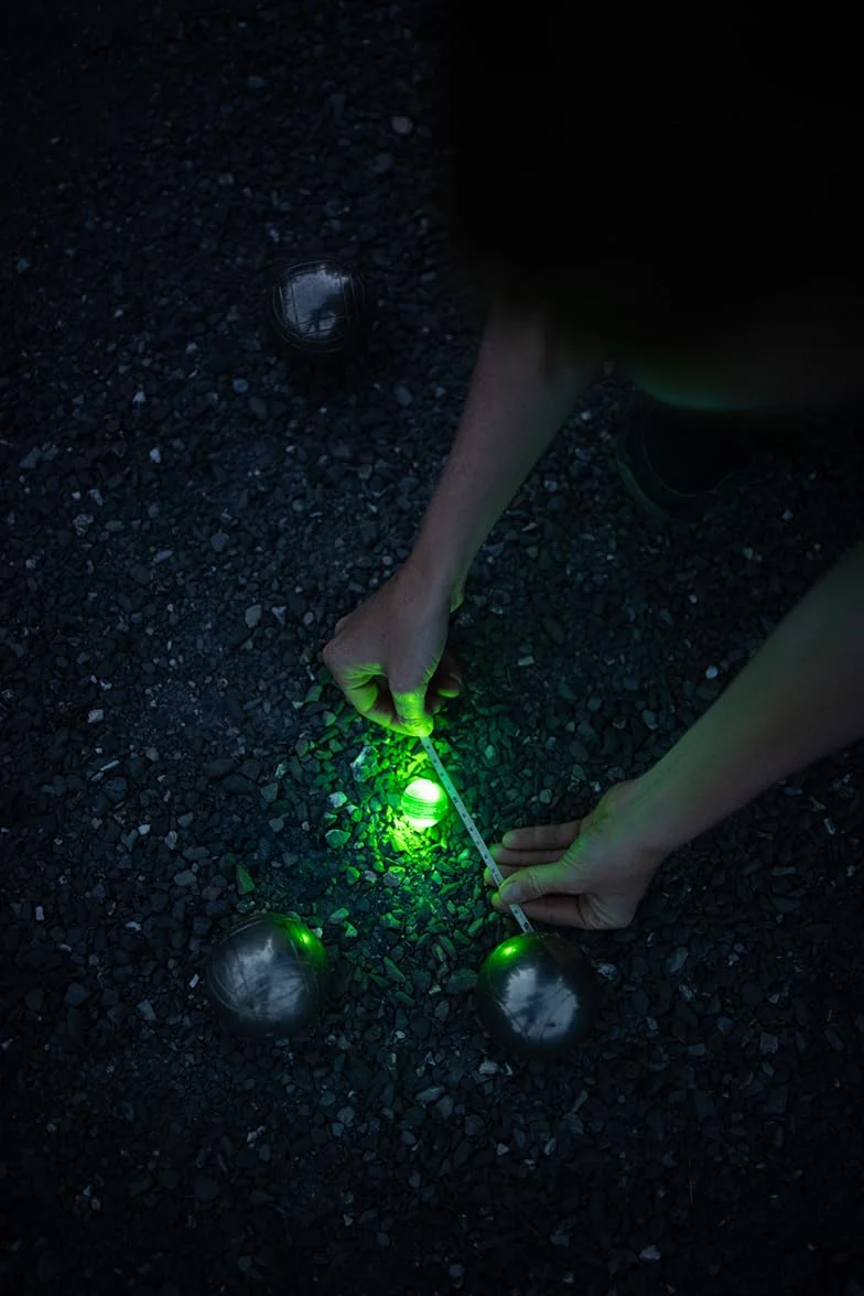 Cochonnet Lumineux Pétanque Vert 1pc