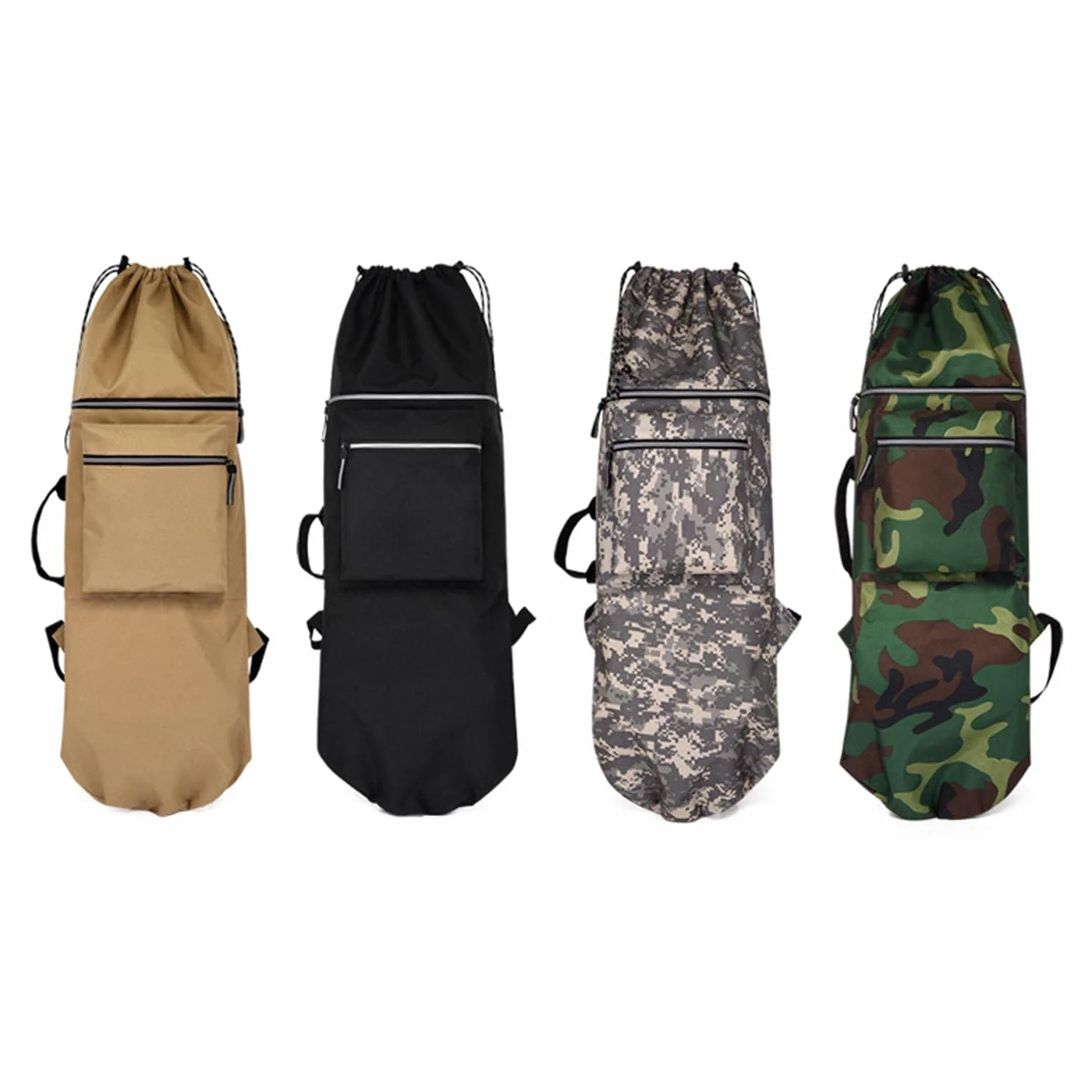 Oxford Longboard Carry Case Sac à bandoulière résistant à l'eau Portable Skateboard Sac à Dos