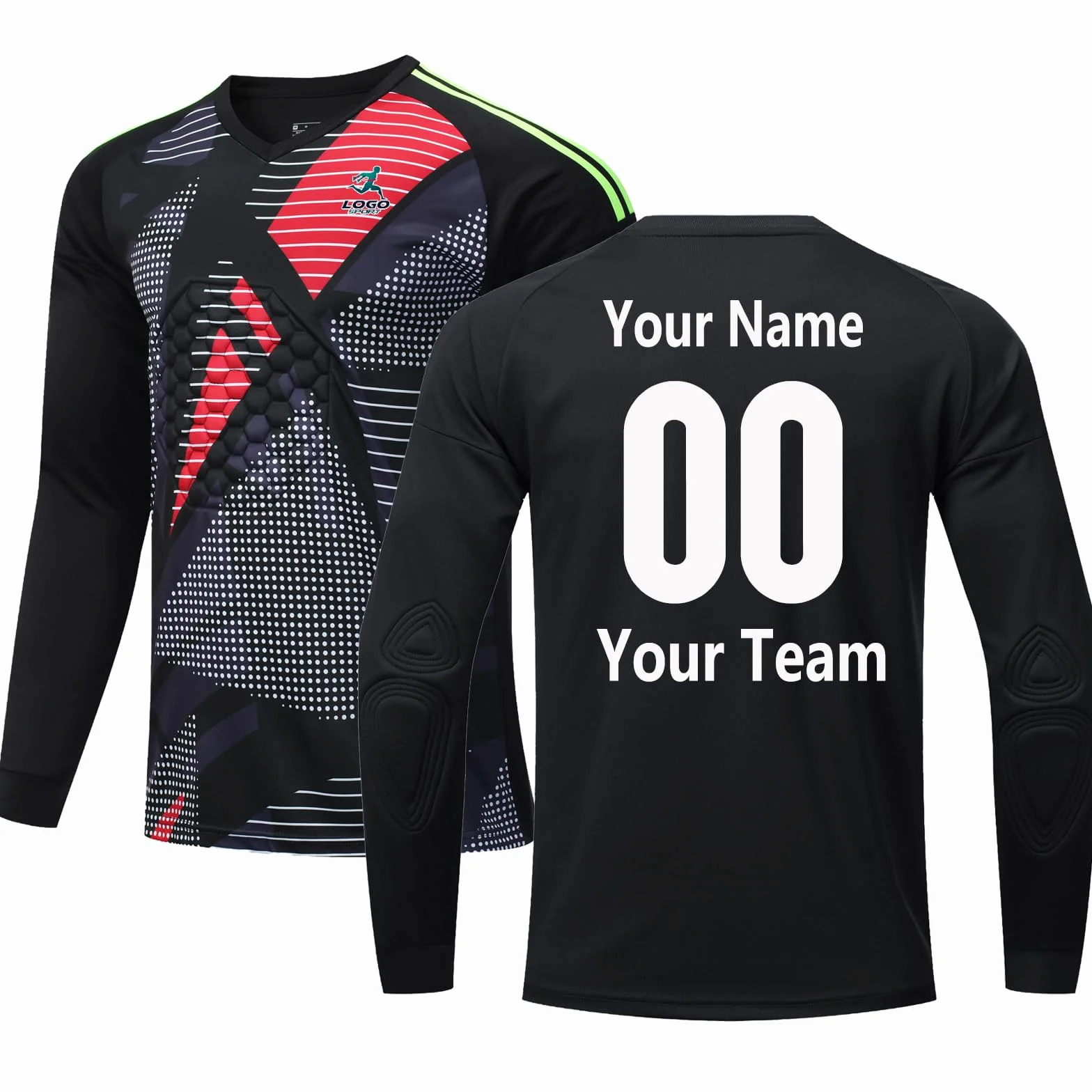 Uniformes de Gardien de But Personnalisés Maillot Adulte Sweat-Shirt Éponge
