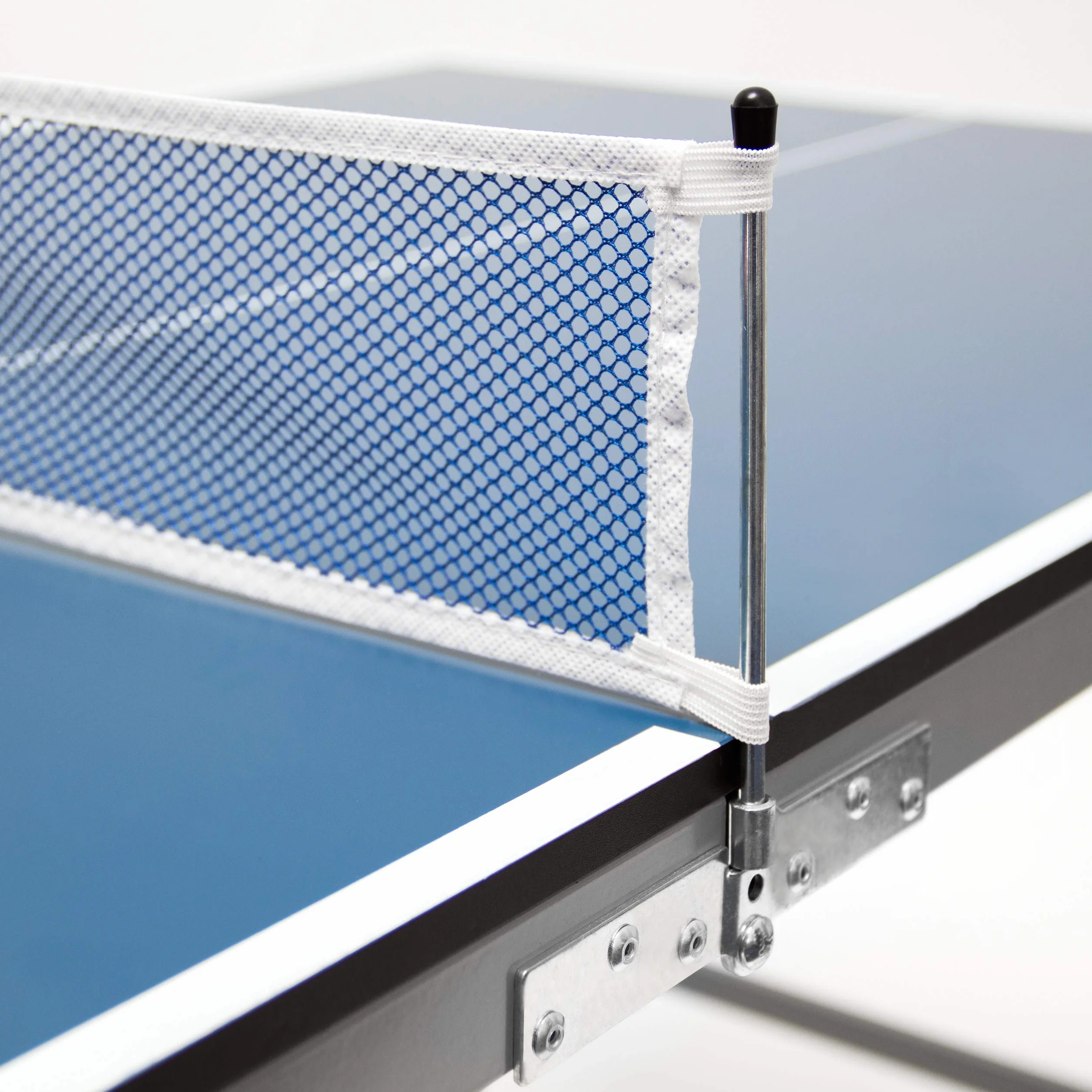 Relaxdays Table de ping-pong pliante 150 x 67 x 71 cm Bleu Argenté Noir