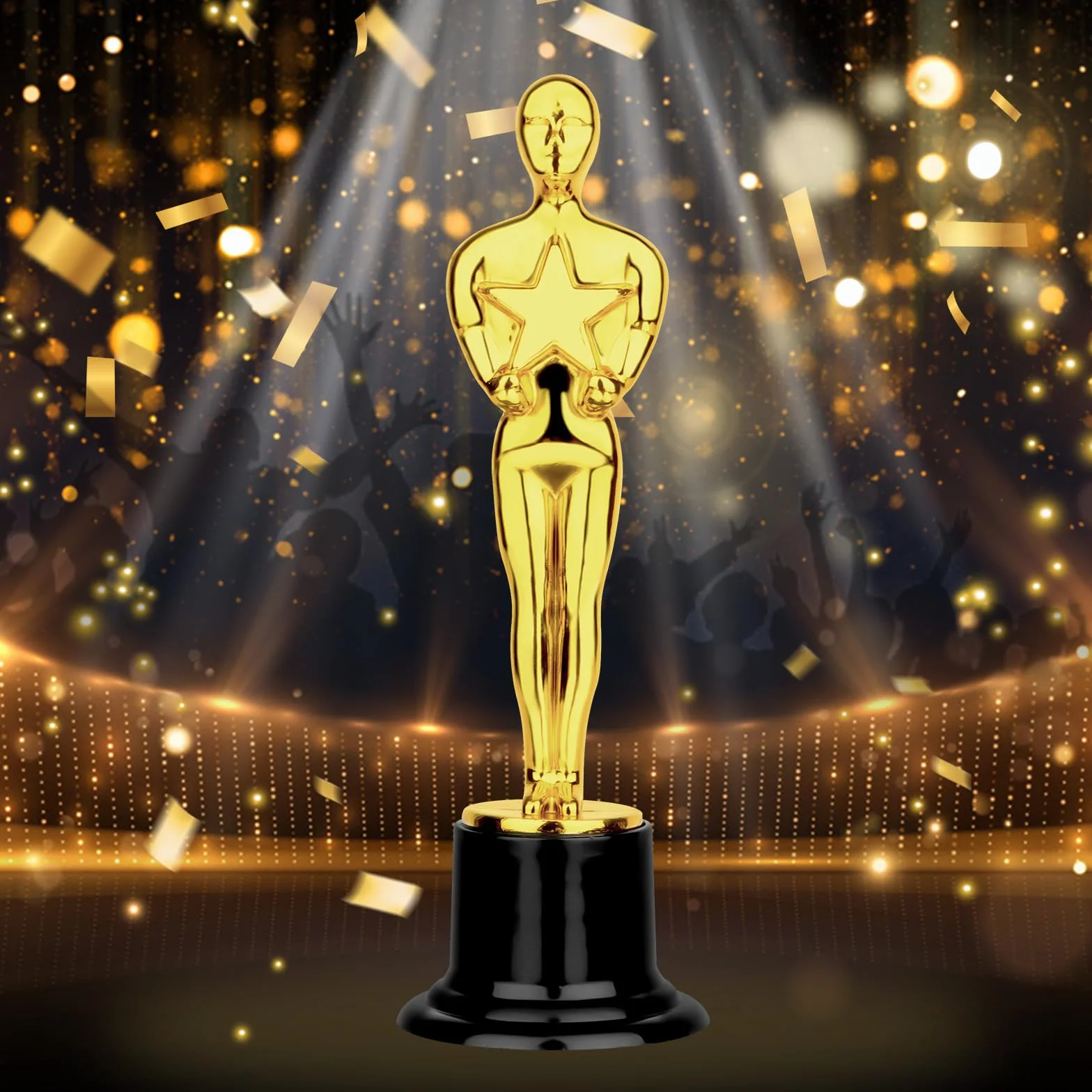 Trophée Football Personnalisable en Plastique Mini Champions 12 Pièces pour Sports Awards