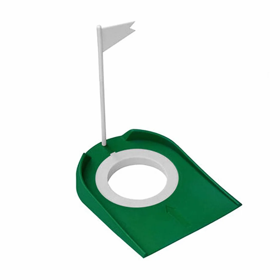 Lot de 2 drapeaux d'entraînement pour la tasse de golf - Intérieur ou extérieur