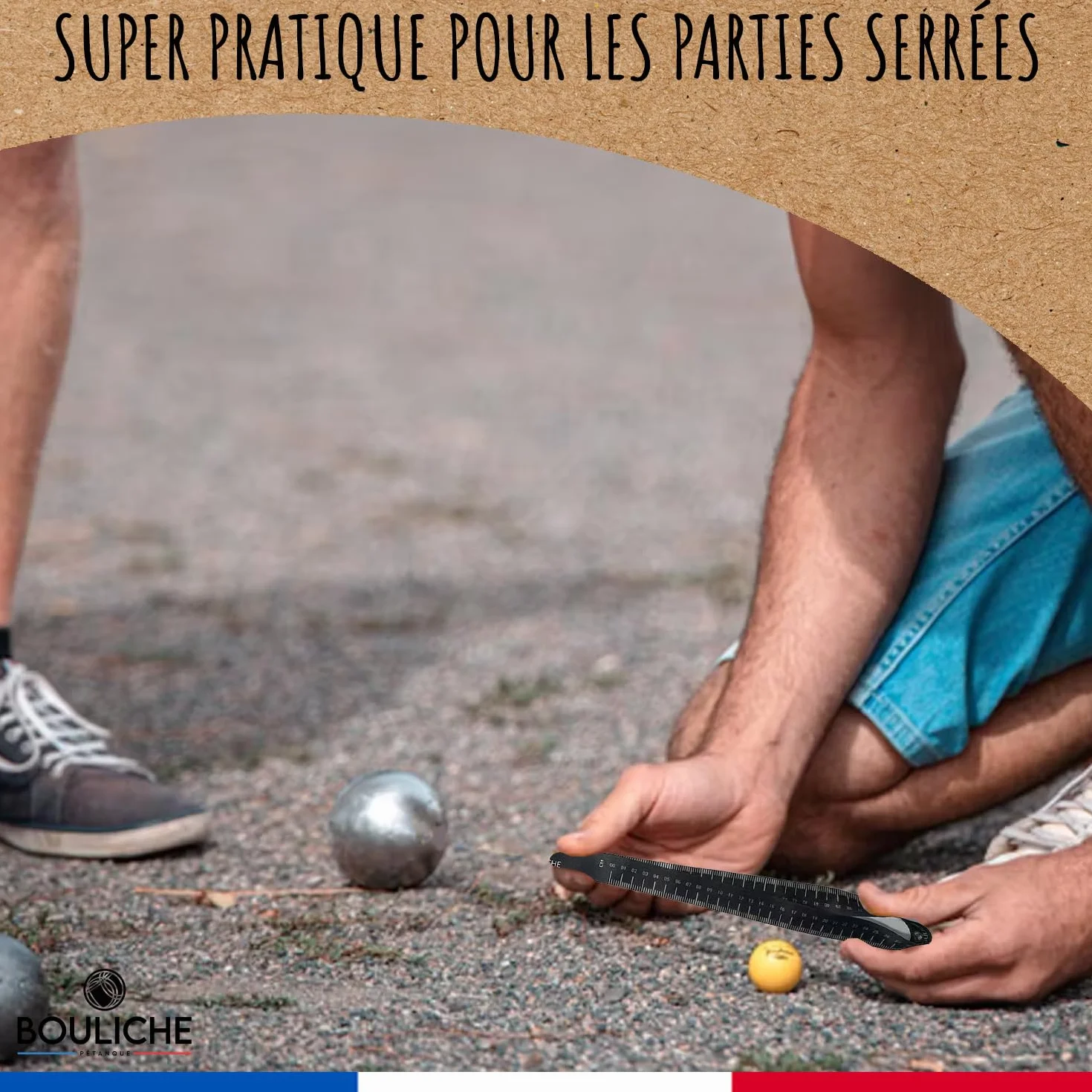 Kit Ramasse Boules de Pétanque Aimant Puissant Mètre Intégré Léger Portable Accessoire Cadeau OriginalCorner