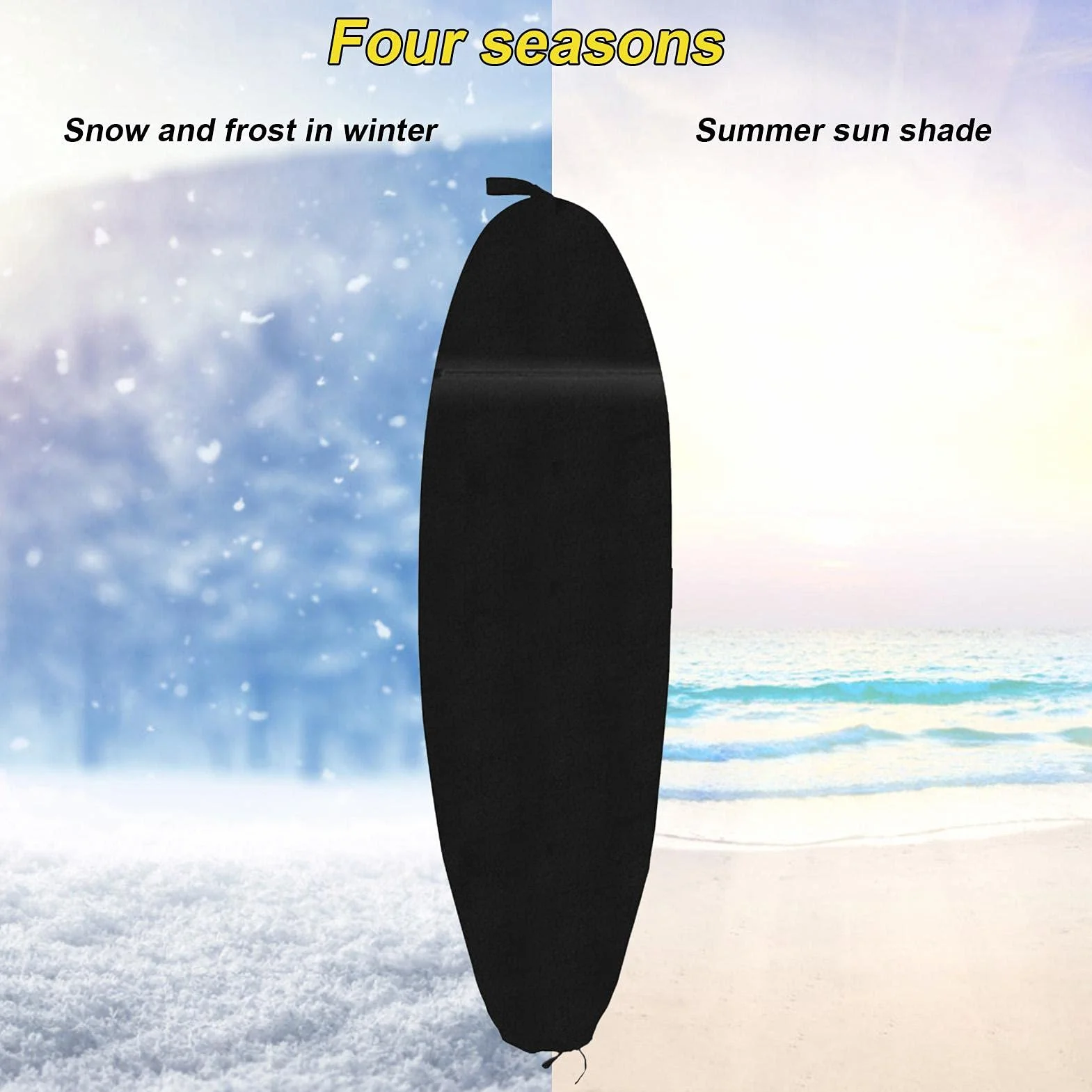 Housse de planche de paddle chaussette étui de protection imperméable à la pluie sac léger
