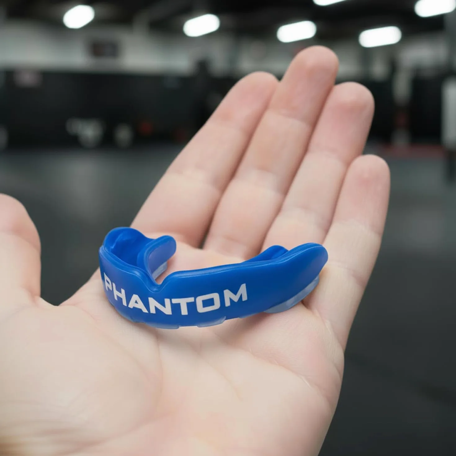 Phantom Mouthguard APEX Protège-dents Adultes Boil & Bite Sports Combat MMA Boxe Muay Thai Bleu
