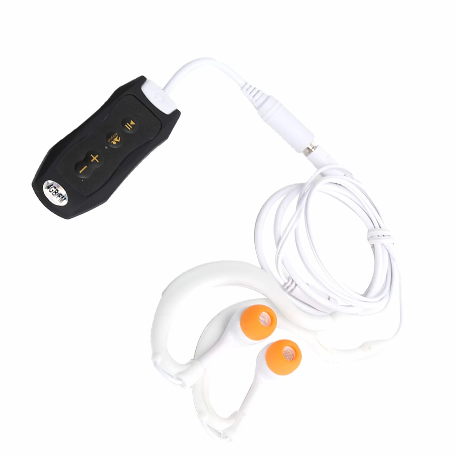 KIMISS Lecteur MP3 Sport IPX8 4 Go Radio FM Clip Écouteurs Natation