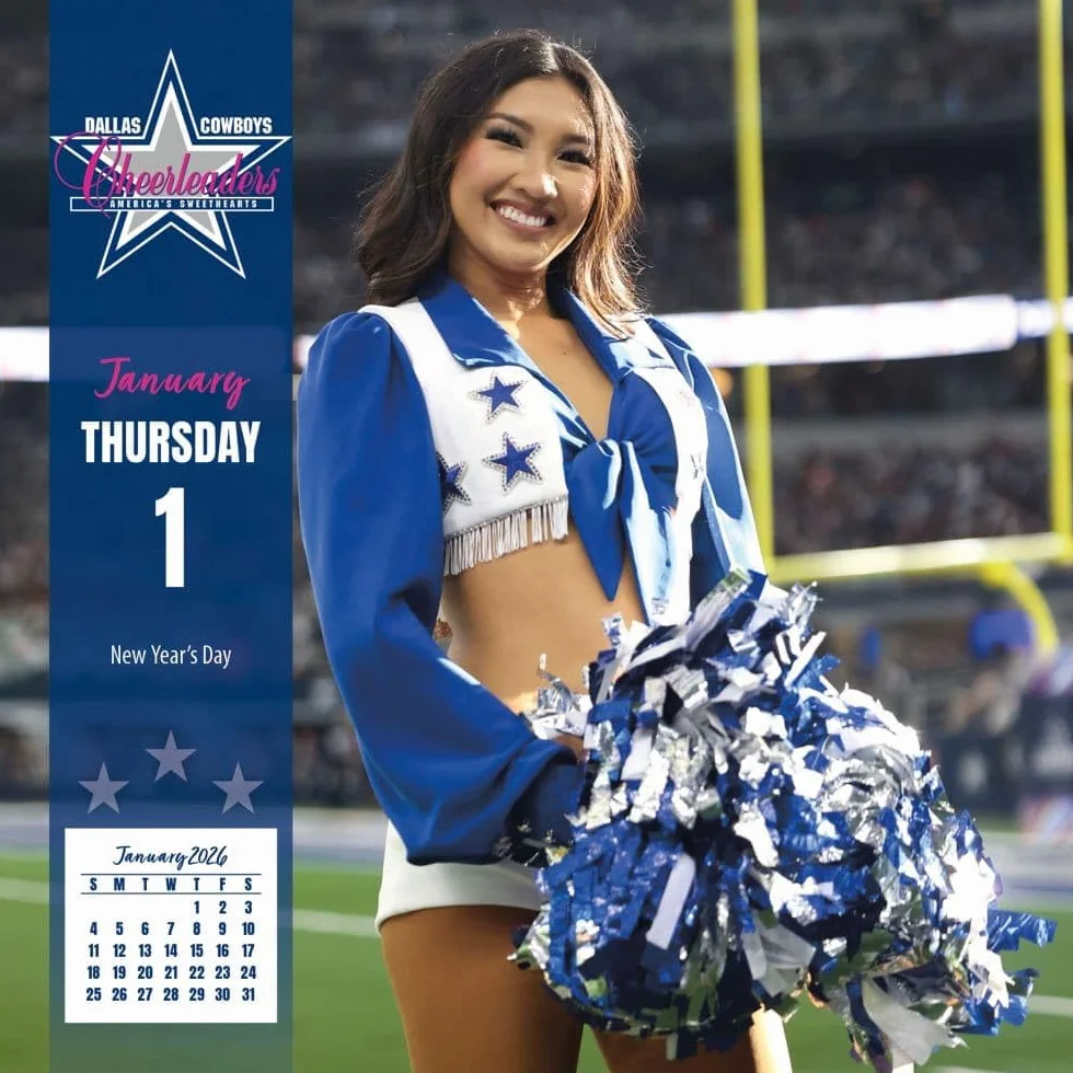 Dallas Cowboys Cheerleaders Sideline Box Calendar TURNER LICENSING