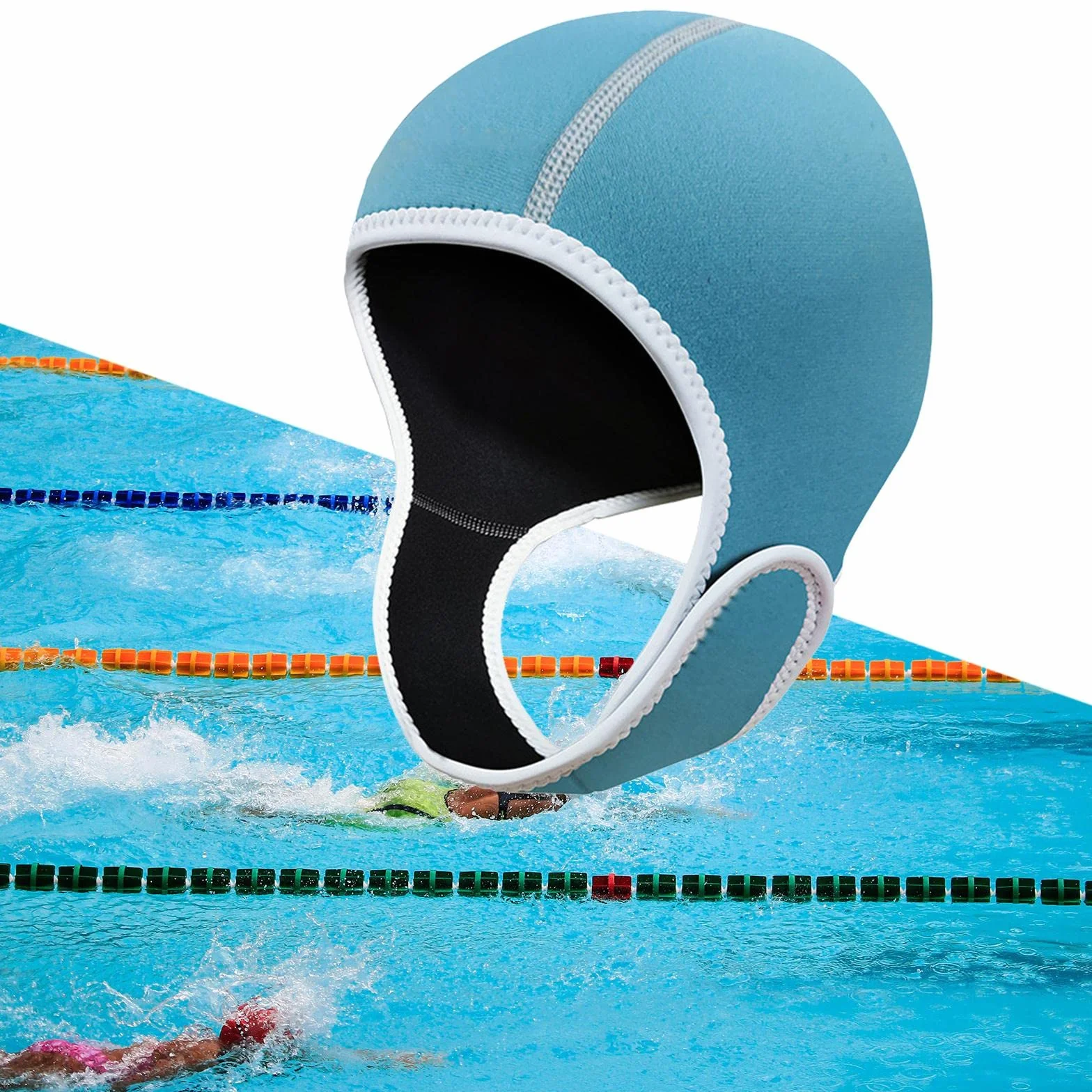 Rockible Bonnet de Plongée 2 mm Néoprène Étanche pour Surf Voile Bleu