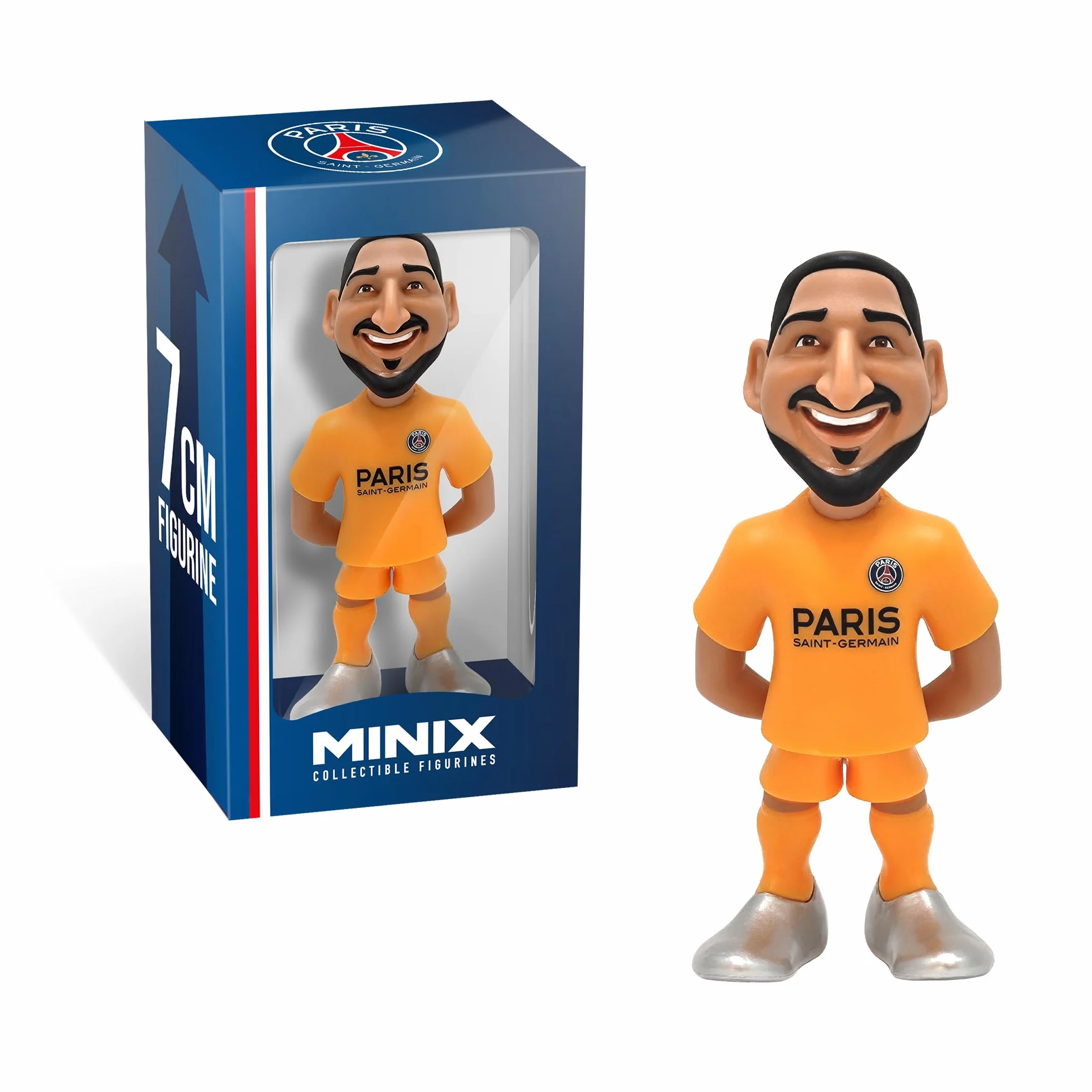 MINIX Football Stars Mini Format PSG Donnarumma Figurine à Collectionner 7 cm