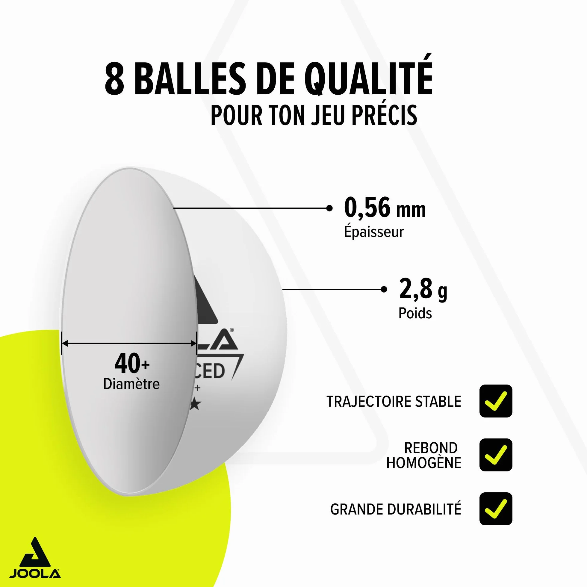 JOOLA Set de Raquettes de Ping Pong TEAM SCHOOL