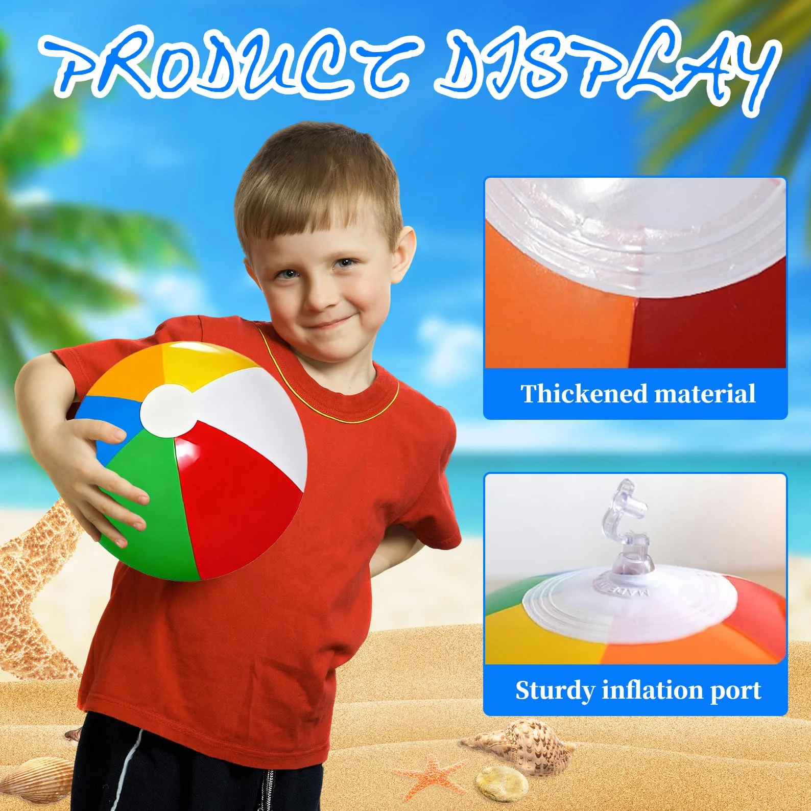 Ballons de water-ball 40 cm lot de 2, jouets de piscine gonflables