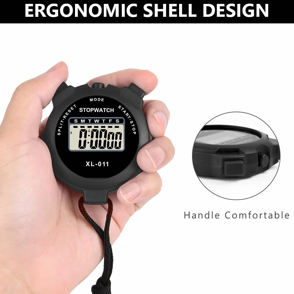 Vicloon Chronomètre Électronique Étanche Multifonction Sport Numérique d'Arbitre ABS Bleu