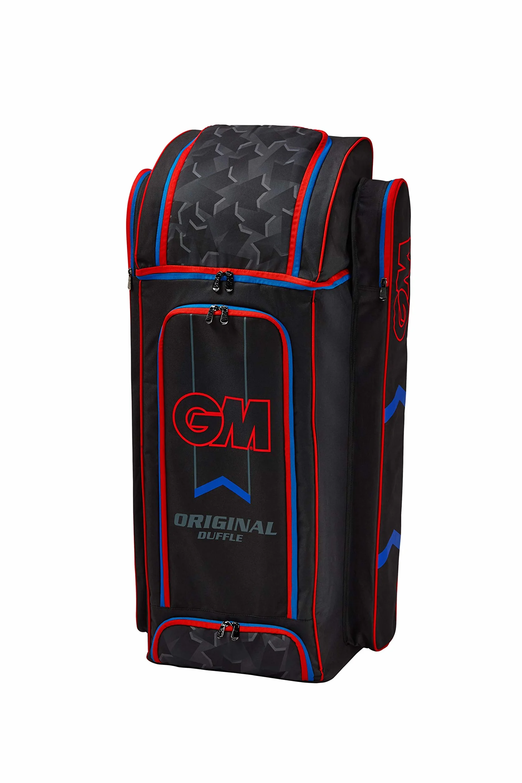 GM Cricket Sac de Cricket Unisexe Adulte Noir Rouge Bleu Taille Standard