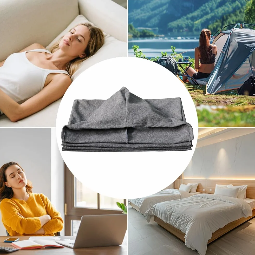 Hug Sleep Pod Couverture portable à capuche – Sac de couchage extensible pour le camping