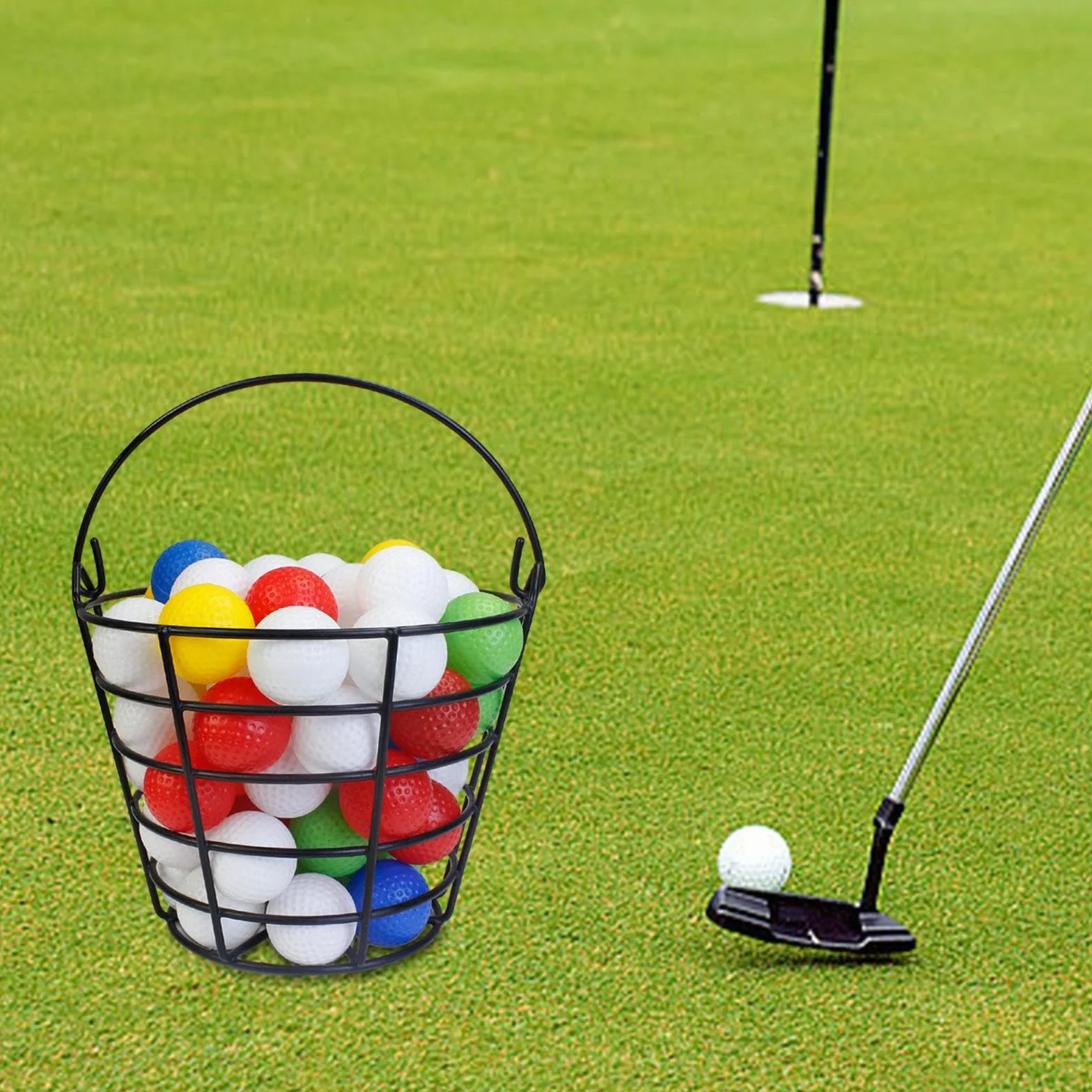 Porte-Panier de Balle de Golf, Seau de Balles de Golf pour Sports de Plein Air