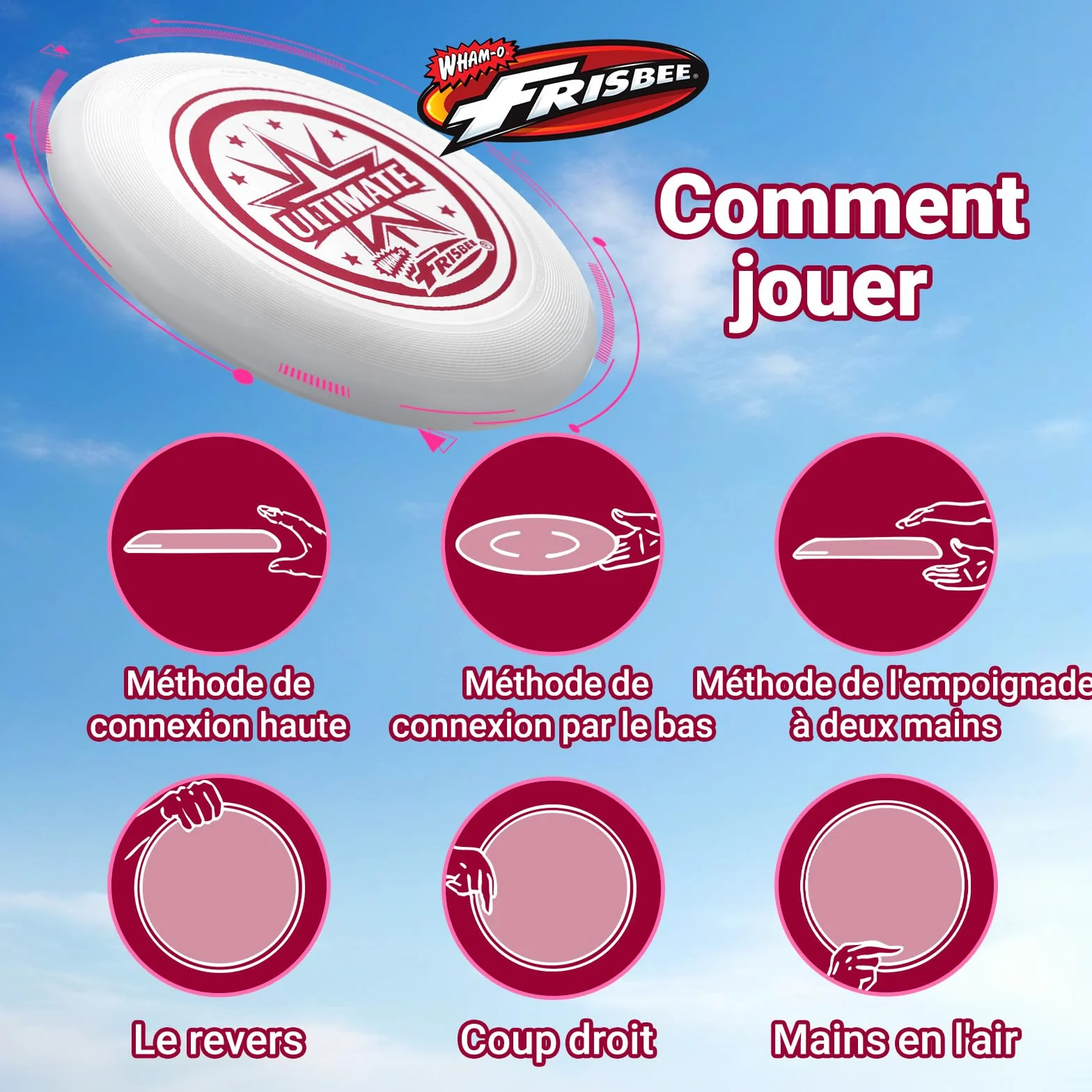 Frisbee Disque Volant Officiel Ultimate 175 g 27,4 cm Entraînement Professionnel Plein air