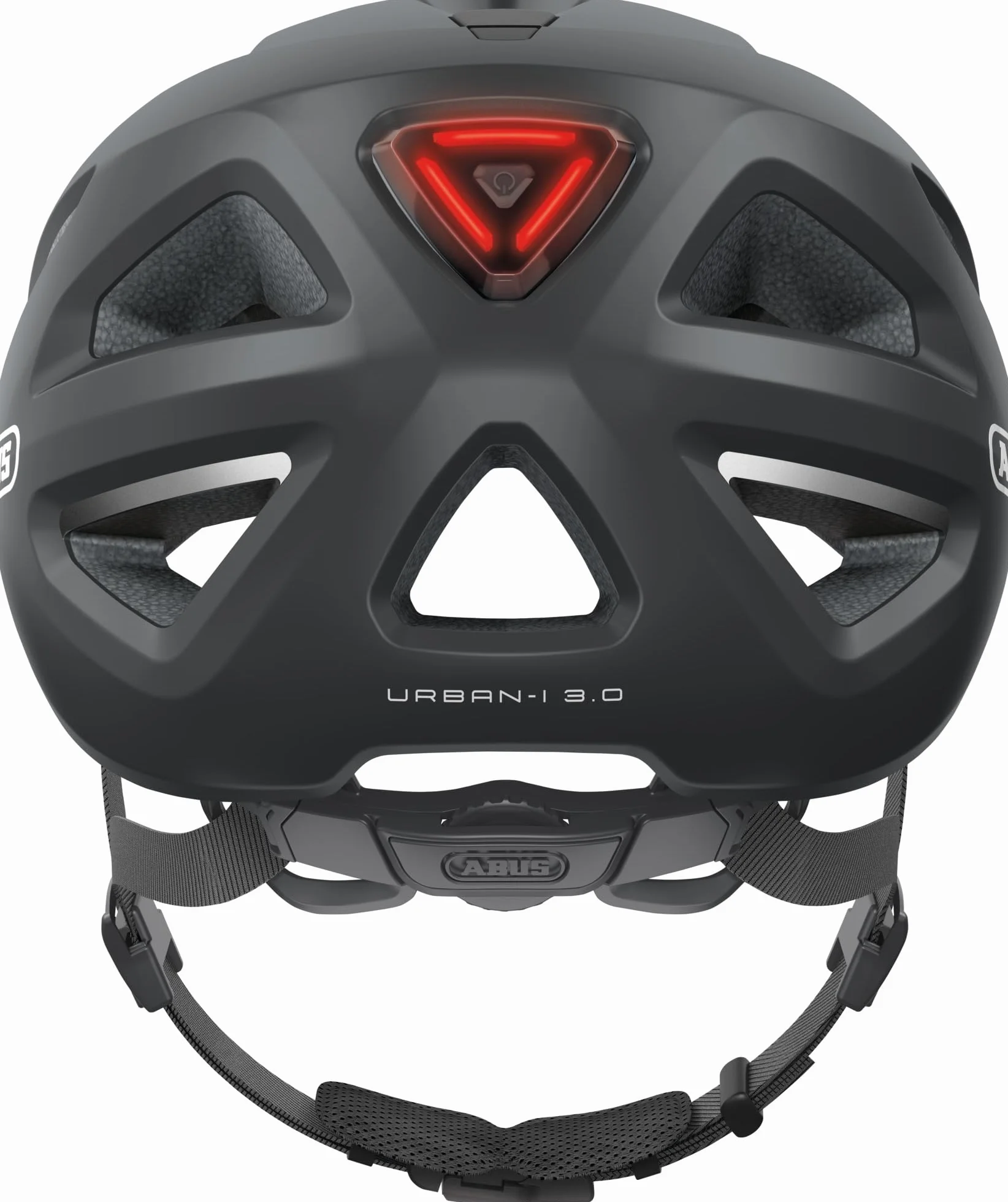 ABUS Stadtthelm Urban-I 3.0 Casque de vélo avec feu arrière visière fermeture magnétique