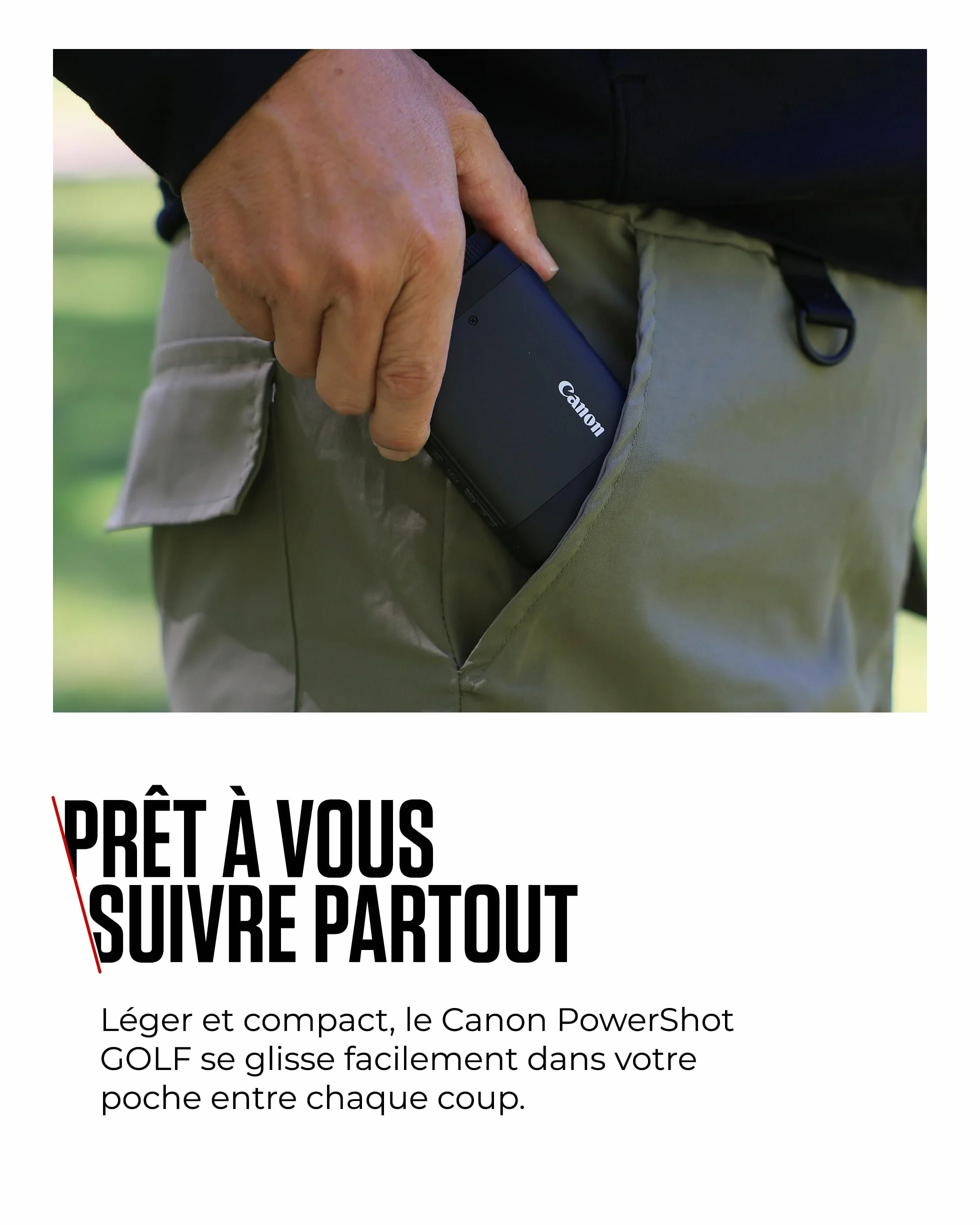 Canon PowerShot Golf Télémètre Laser Mesure de Distance 800 Yards Zoom Optique x6 Stabilisation