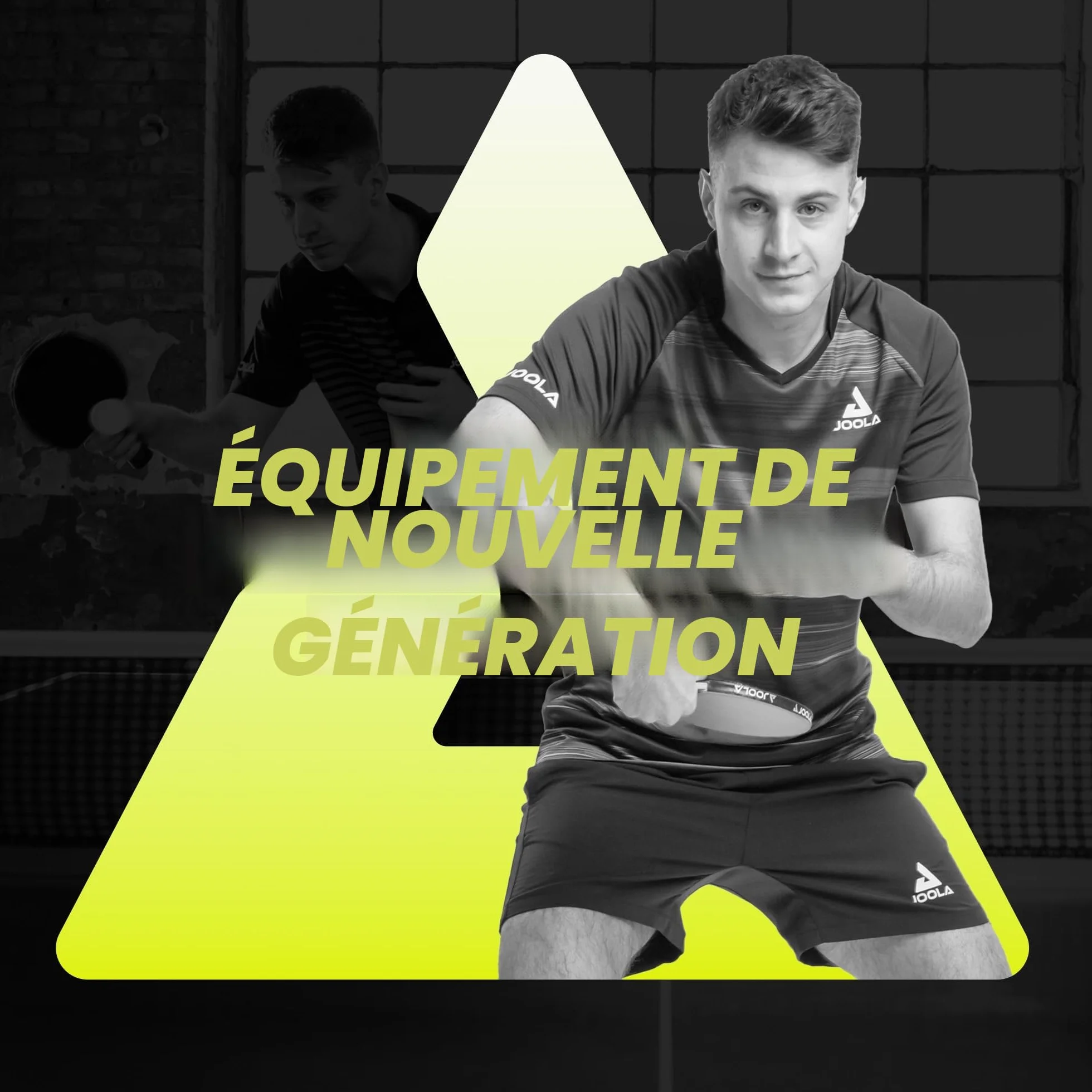 JOOLA Set de Tennis de Table, 2 Raquettes 3 Balles Housse