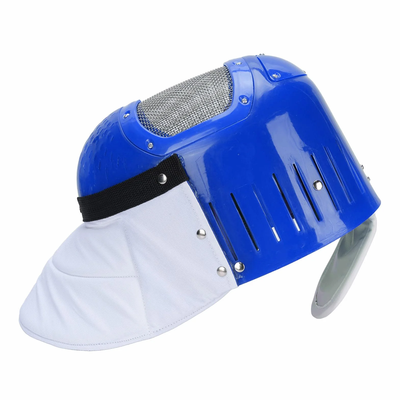 Casque D'escrime Respirant pour Enfants avec Protection Faciale en Maille Métallique