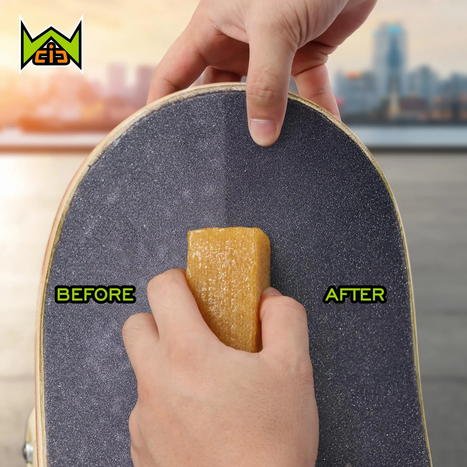 Skateboard Grip Tape Cleaner Rubber Abrasive Cleaning Stick Accessoires de Planche à Roulettes