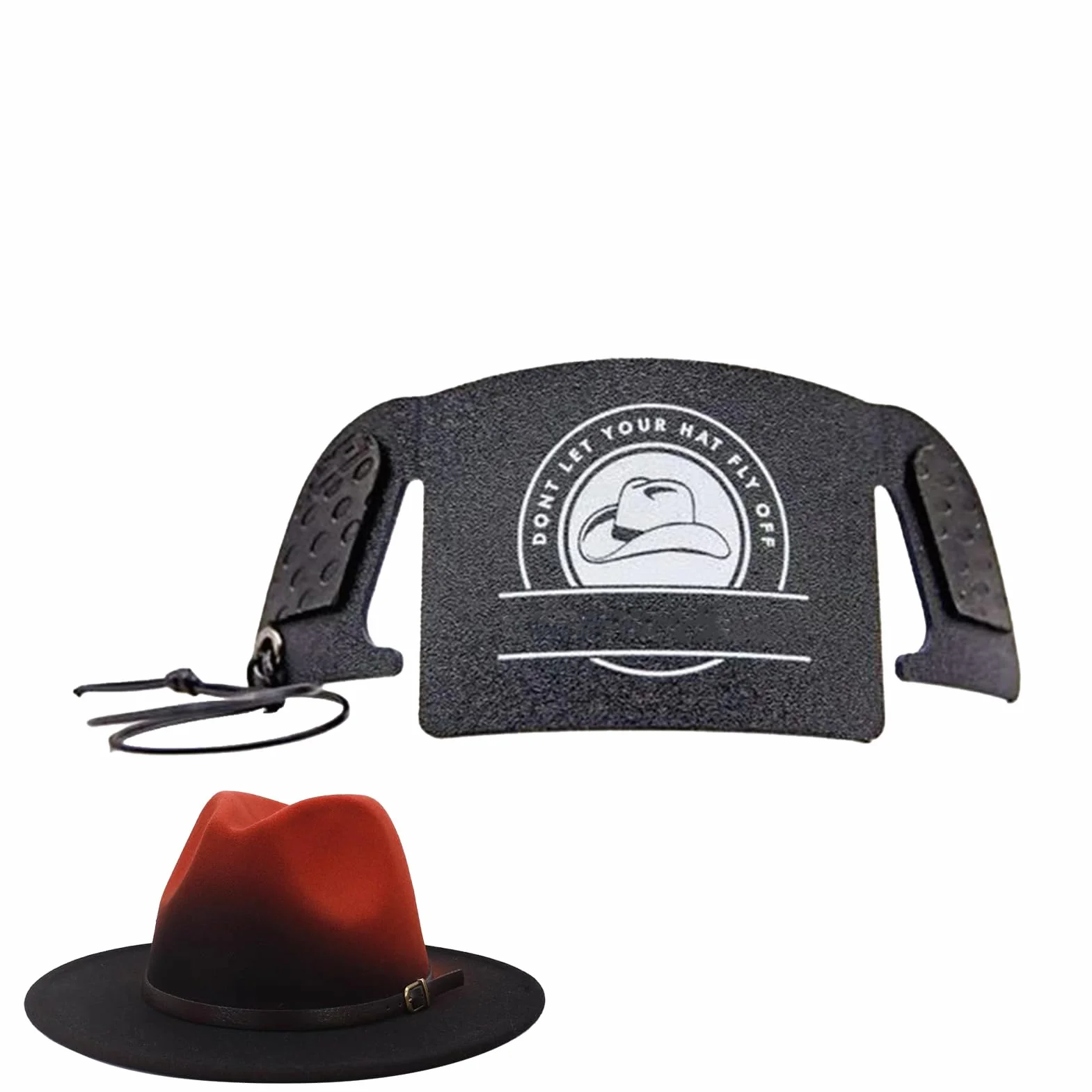 Cïnçh Chapeau Casquette de Cowboy Premium, Ajustement Sécurisé, 18 x 7,5 cm, Accessoire de plein air