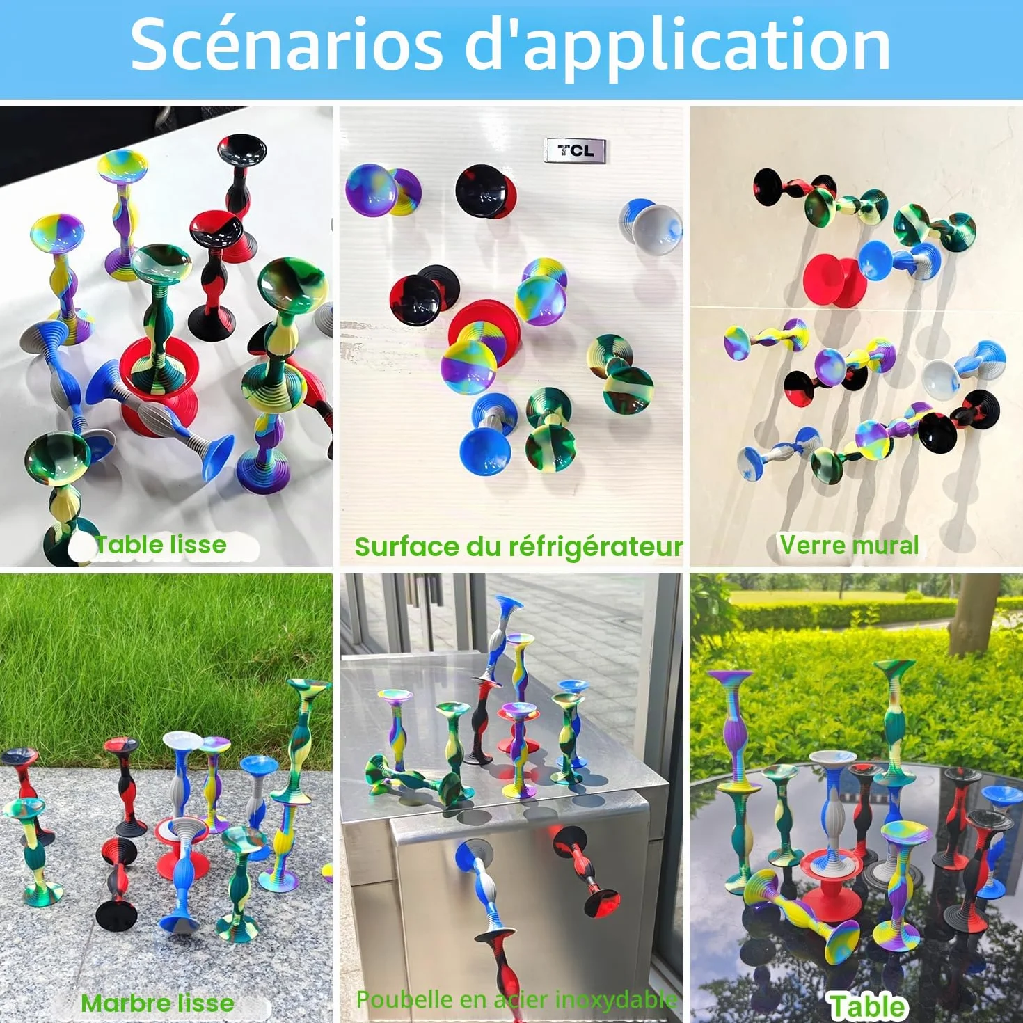 HugOutdoor Lot de 12 fléchettes souples en silicone 4 couleurs 11,9 cm pour enfants