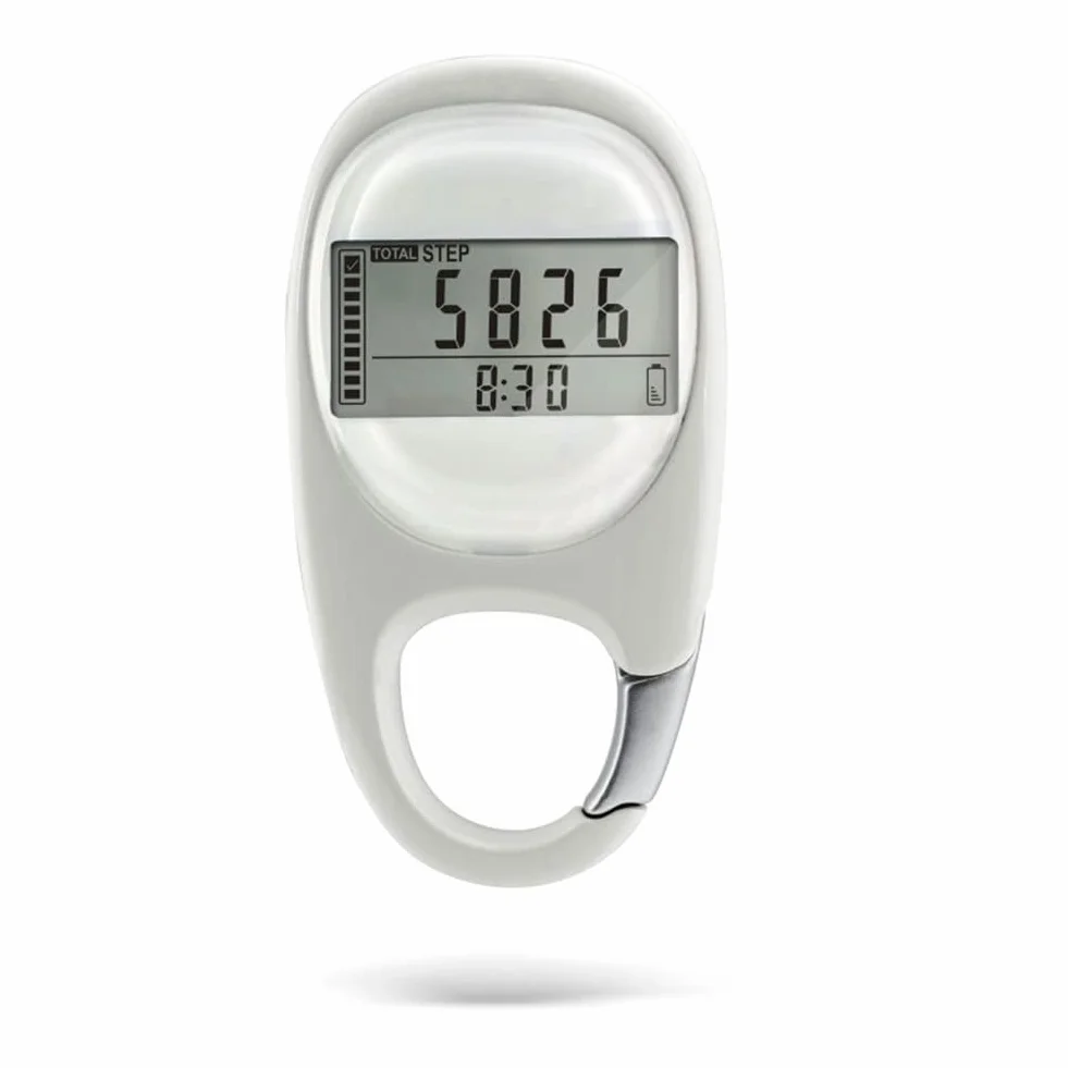 ThreeH Podomètre Numérique 3D Compteur de Pas avec Clip pour Marche Fitness Tracker d'Activité