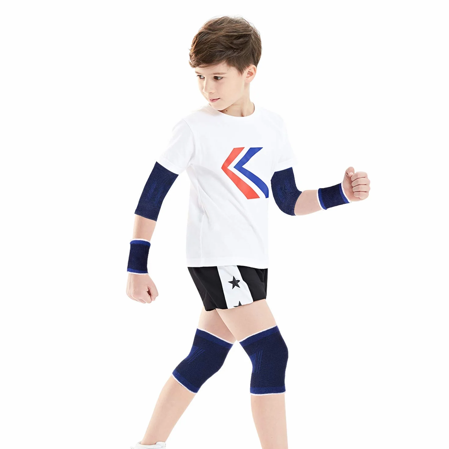 Genouillères pour poignet et cheville 1 paire Protection sport fitness course basket-ball volley-ball tennis