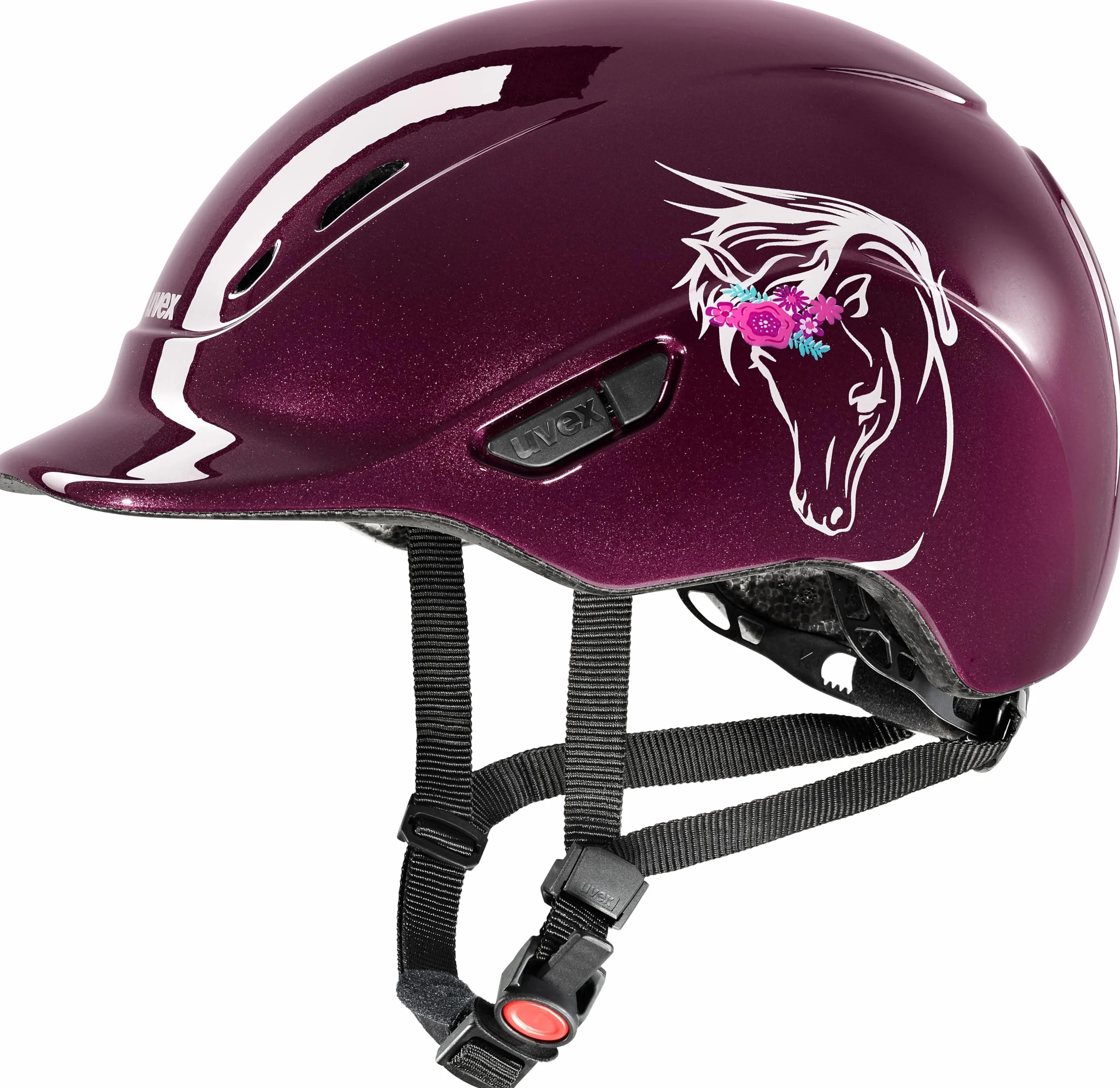 uvex kidoxx Casque d'équitation Enfant léger réglable