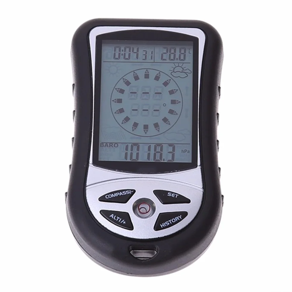 Altimètre numérique DS302 8 en 1 boussole thermomètre équipement randonnée escalade plein air