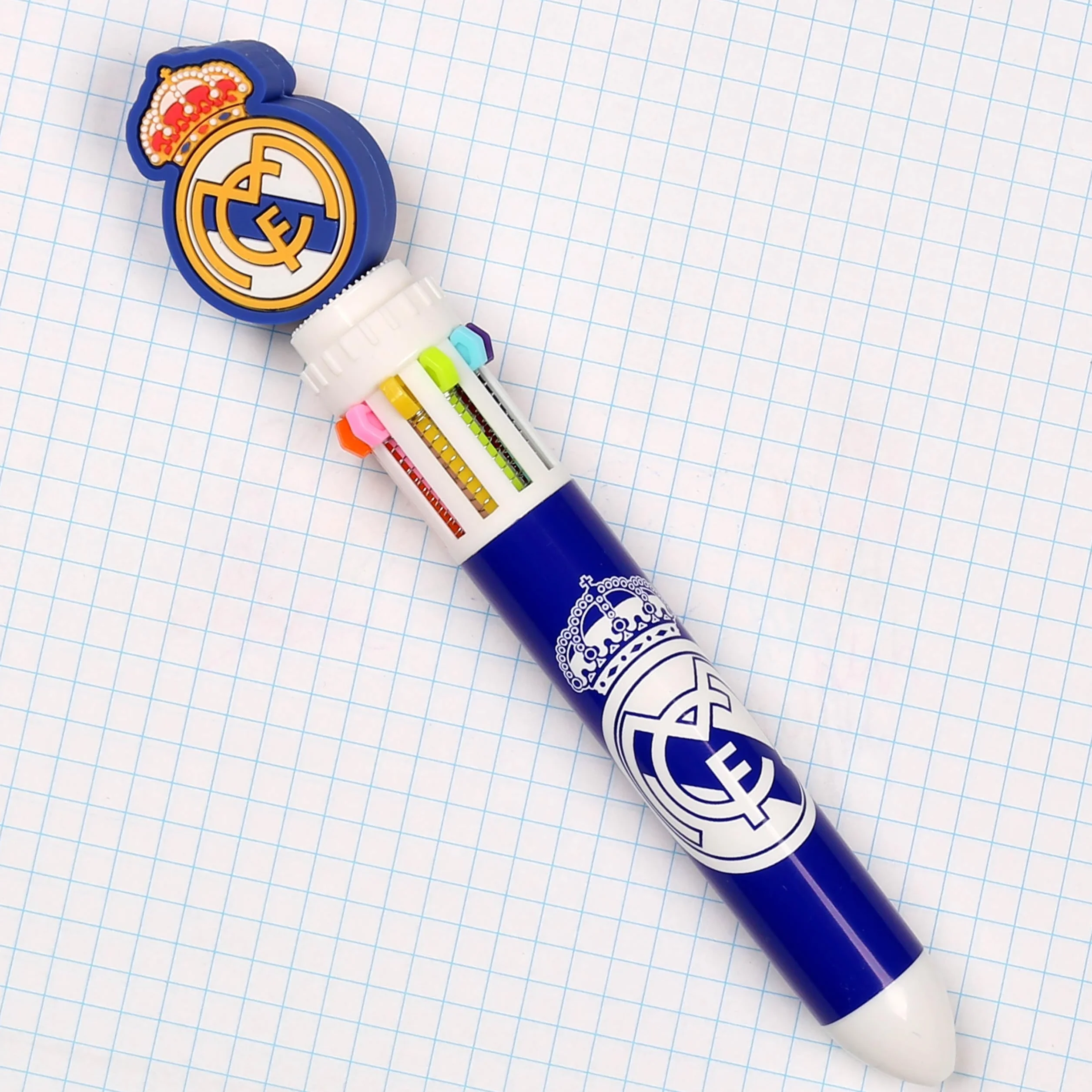 Stylo multicolore 10en1 automatique scolaire 0,5mm
