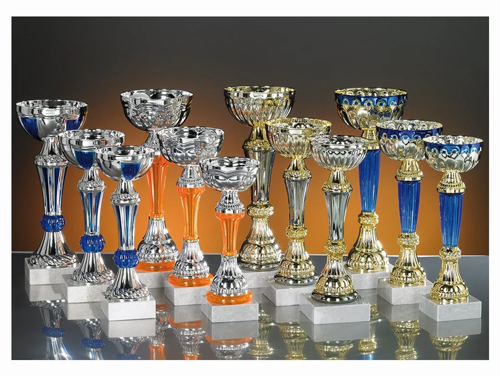 Lot de 12 Coupes trophées récompenses 19-24 cm
