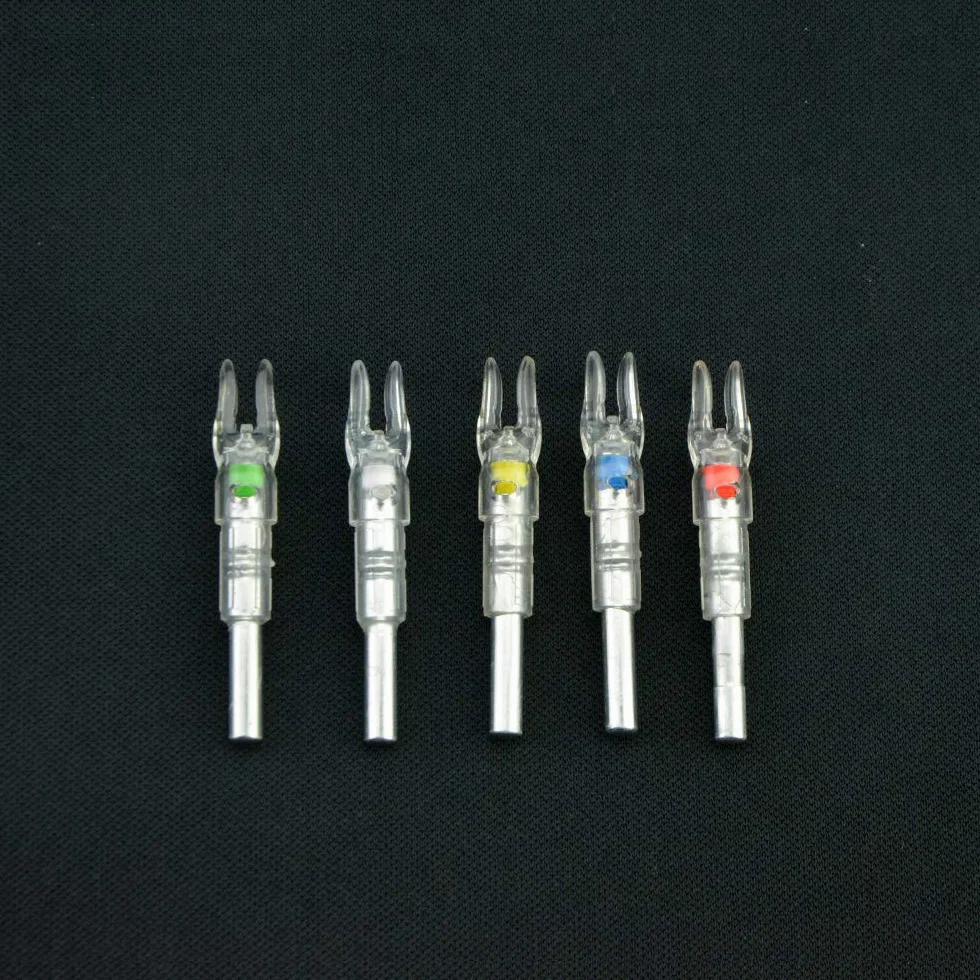 Encoche de la Flèche Lumineuse LED Lighted Nocks 6.2mm pour Flèche Arbre