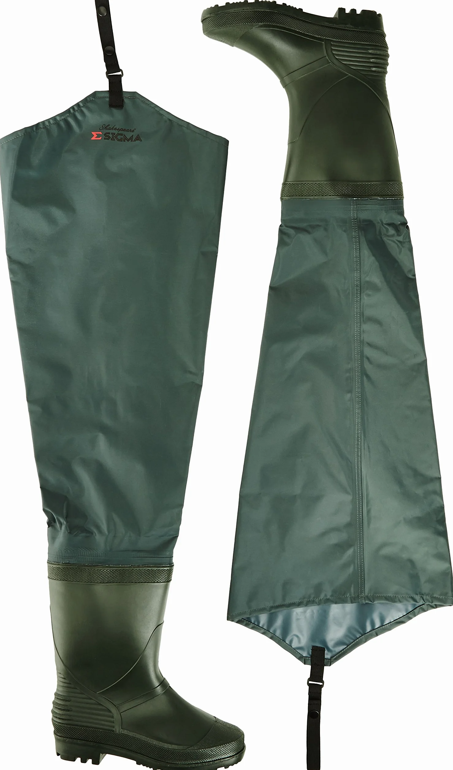 Shakespeare Sigma Wader cuissardes en nylon imperméable avec bottes homme femme pêche bord rivière
