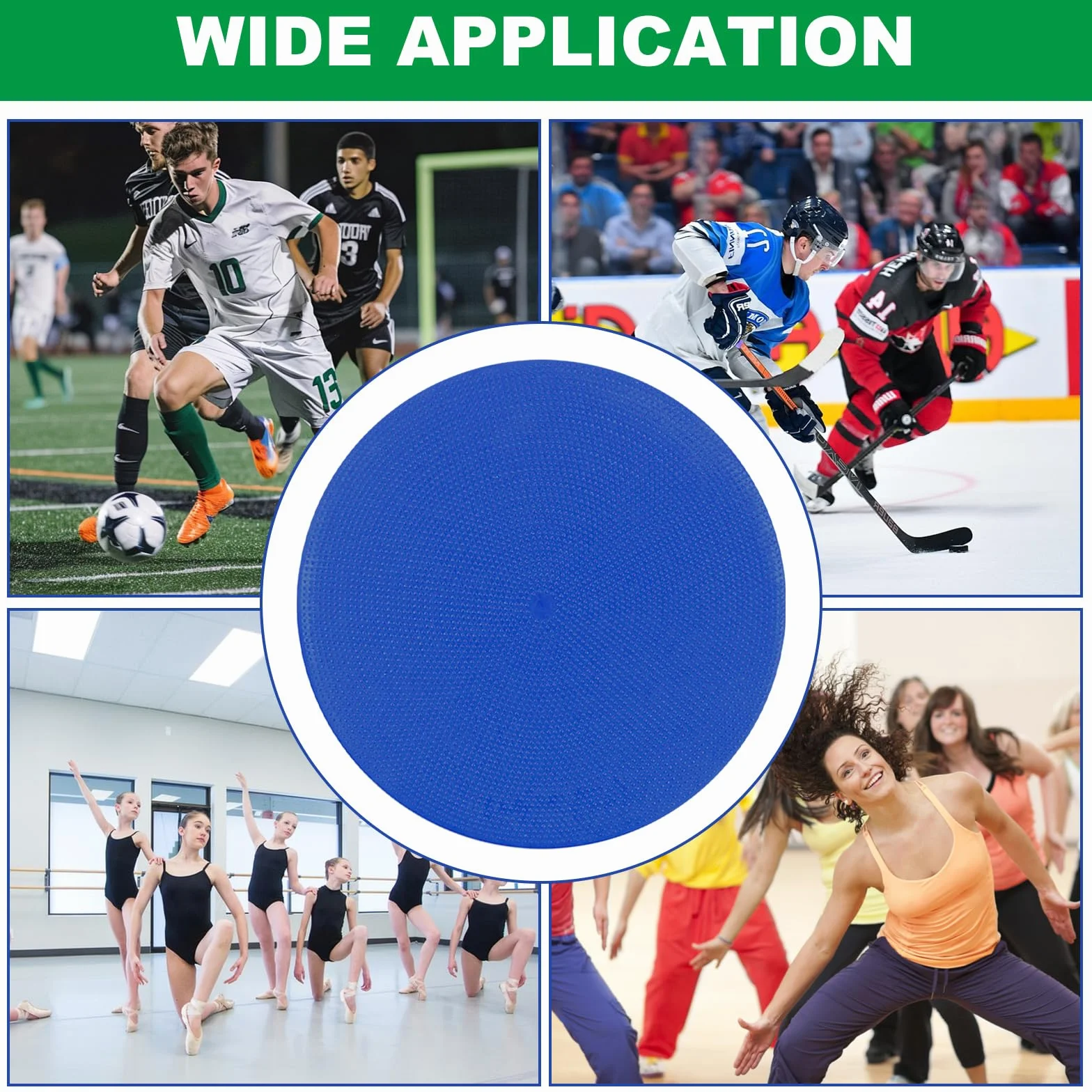 MIVIDE 20pcs Disque de Marquage Plat 23 cm, 5 Couleurs, Plot Sport pour Football Entraînement