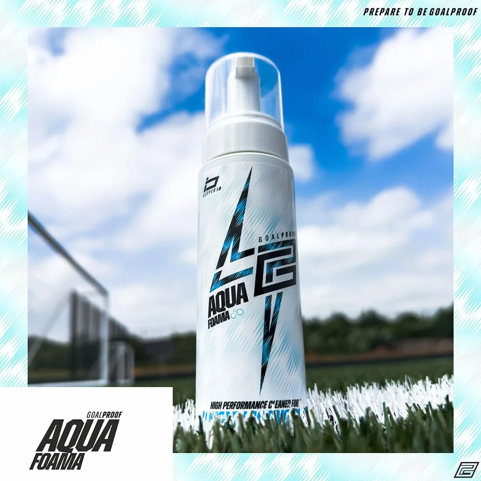 Goalproof Aqua Foama Nettoyant pour gants de gardien de but | Mousse moussante prise en main durable
