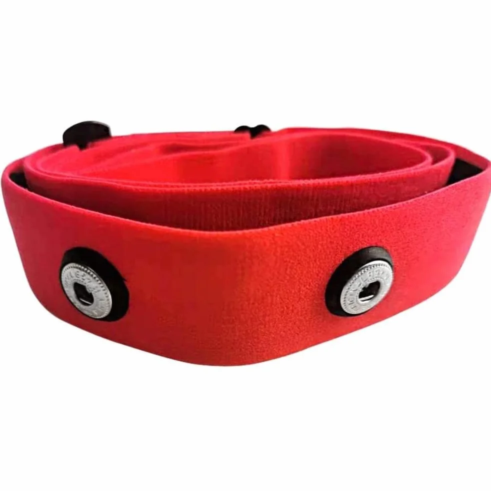 Sangle Pectorale Universelle Réglable Rouge pour Moniteur de Fréquence Cardiaque