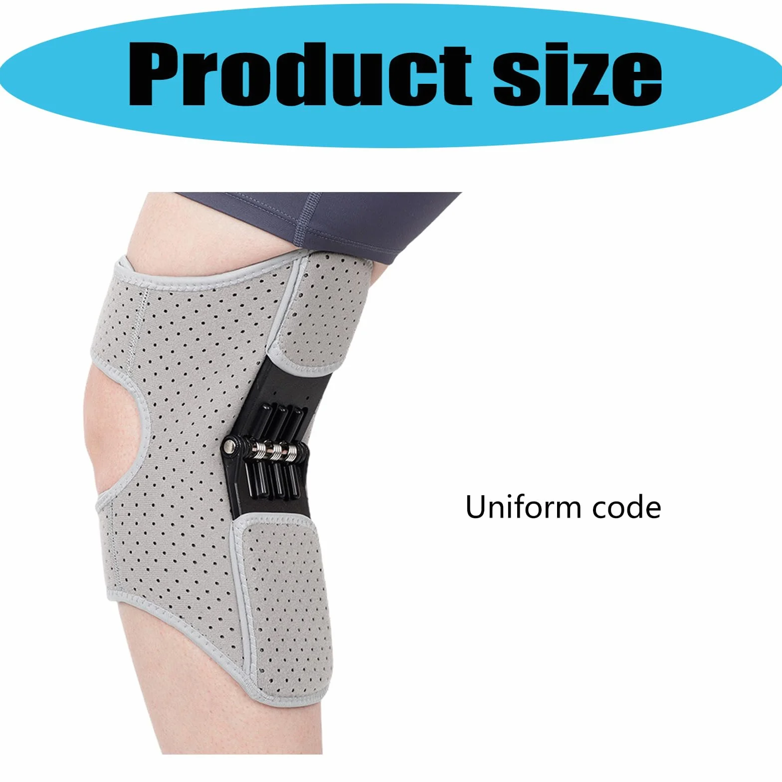 PURPLELILY Genouillère multifonctionnelle pour le sport avec ressorts de rebond puissants