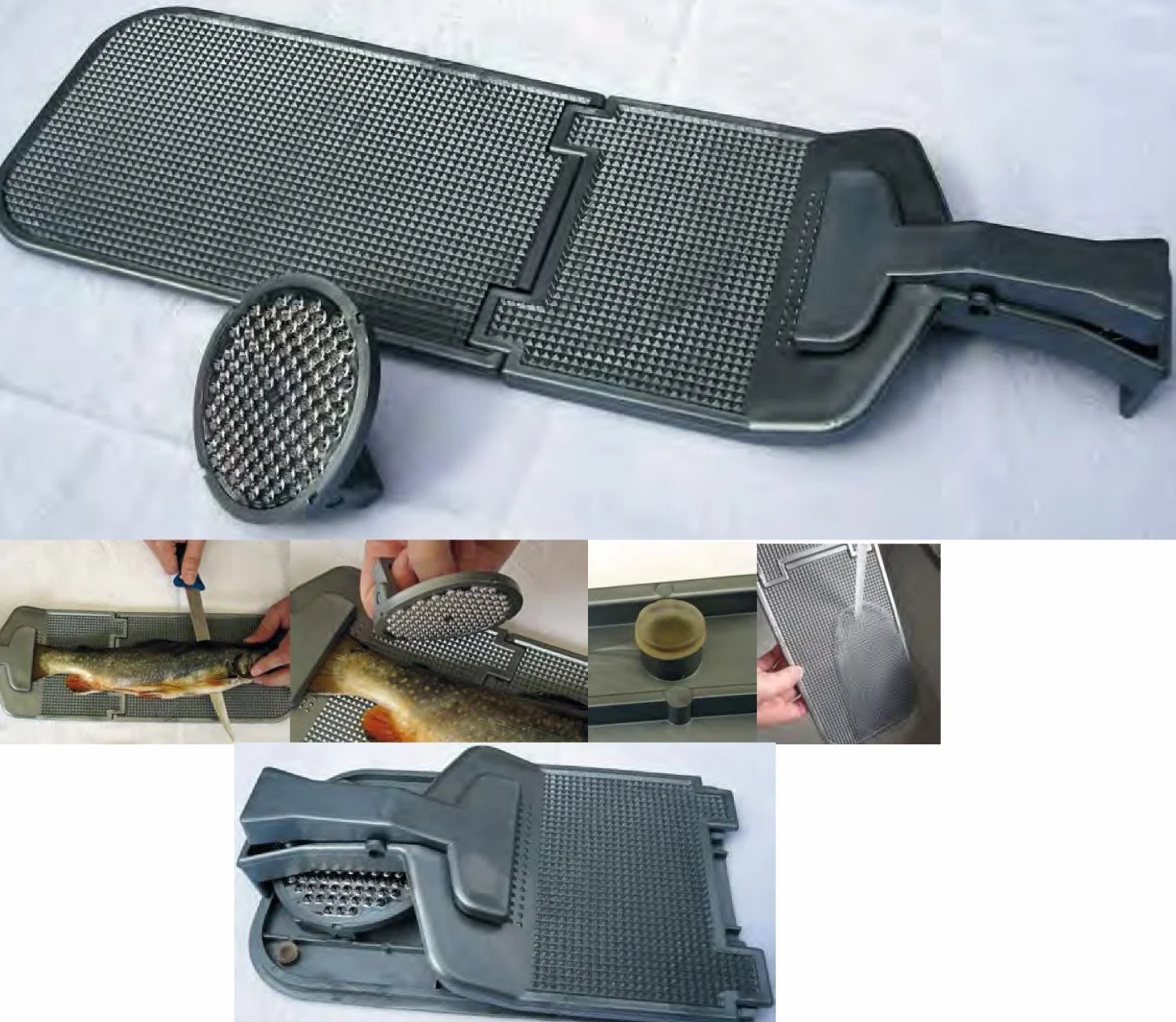 Kit de préparation de poisson avec couteau à fileter et planche pliable Petri Heil