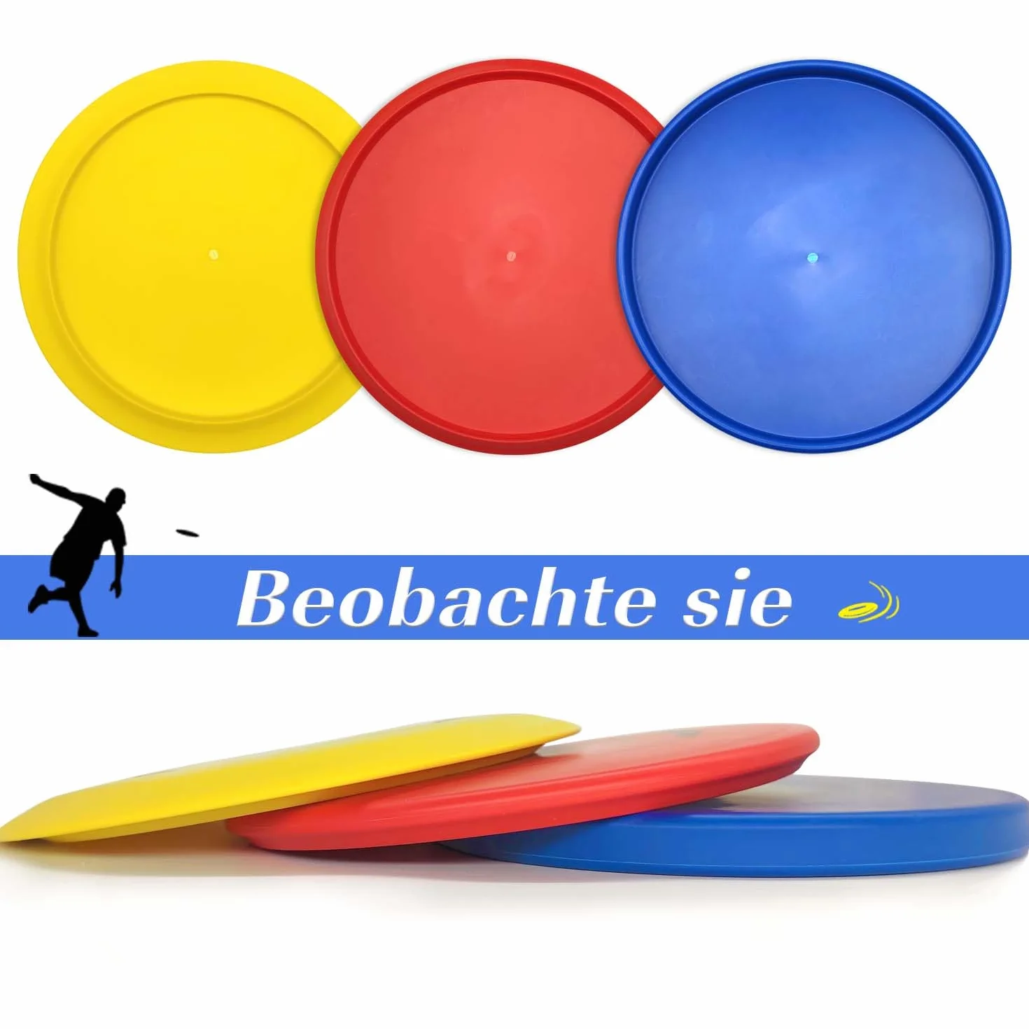 Ensemble de 6 disques de disc golf Naissgo, set professionnel avec putter, mid-range et driver pour adultes et enfants