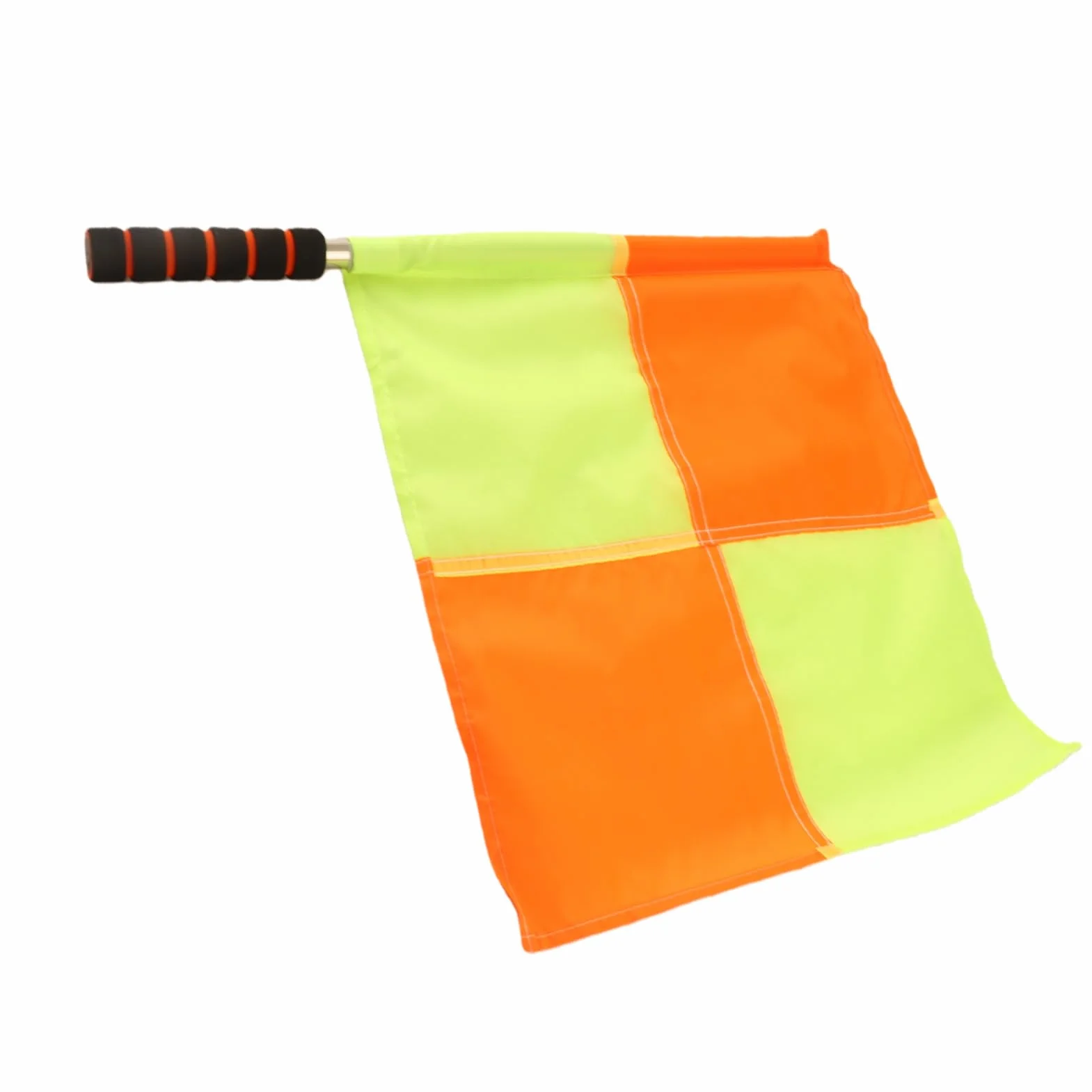 Akozon Drapeaux de Football Arbitre 2PCS Juge de Ligne avec Sac de Rangement