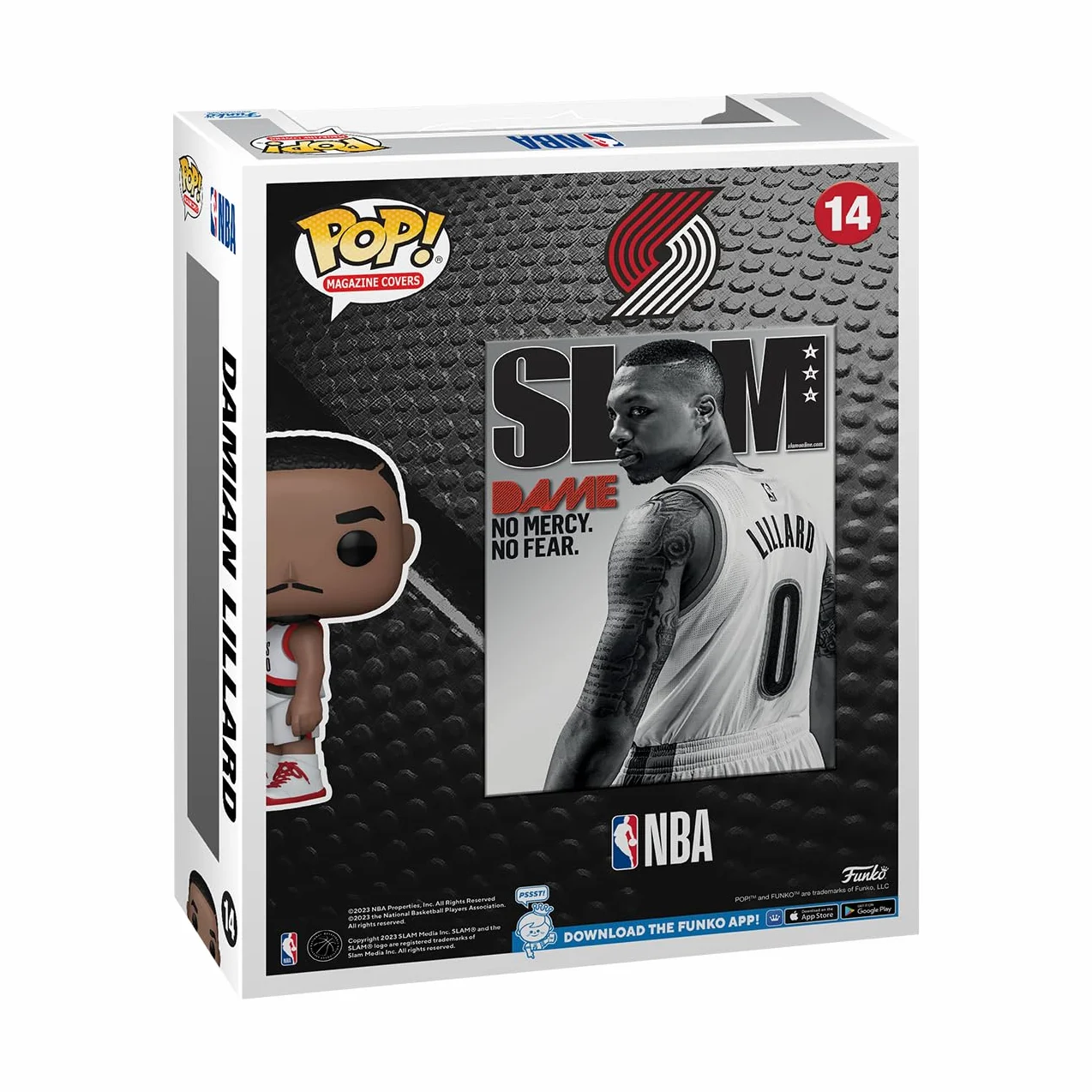 Funko Pop! NBA Cover: Slam Damian Lillard Figurine en Vinyle à Collectionner