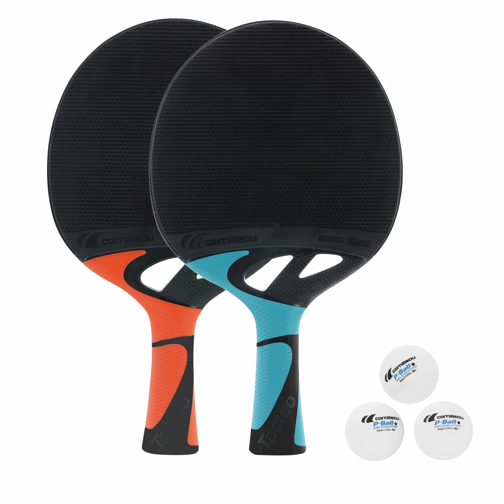 CORNILLEAU Tacteo Pack Duo Raquettes de ping-Pong d'extérieur Ultra résistante