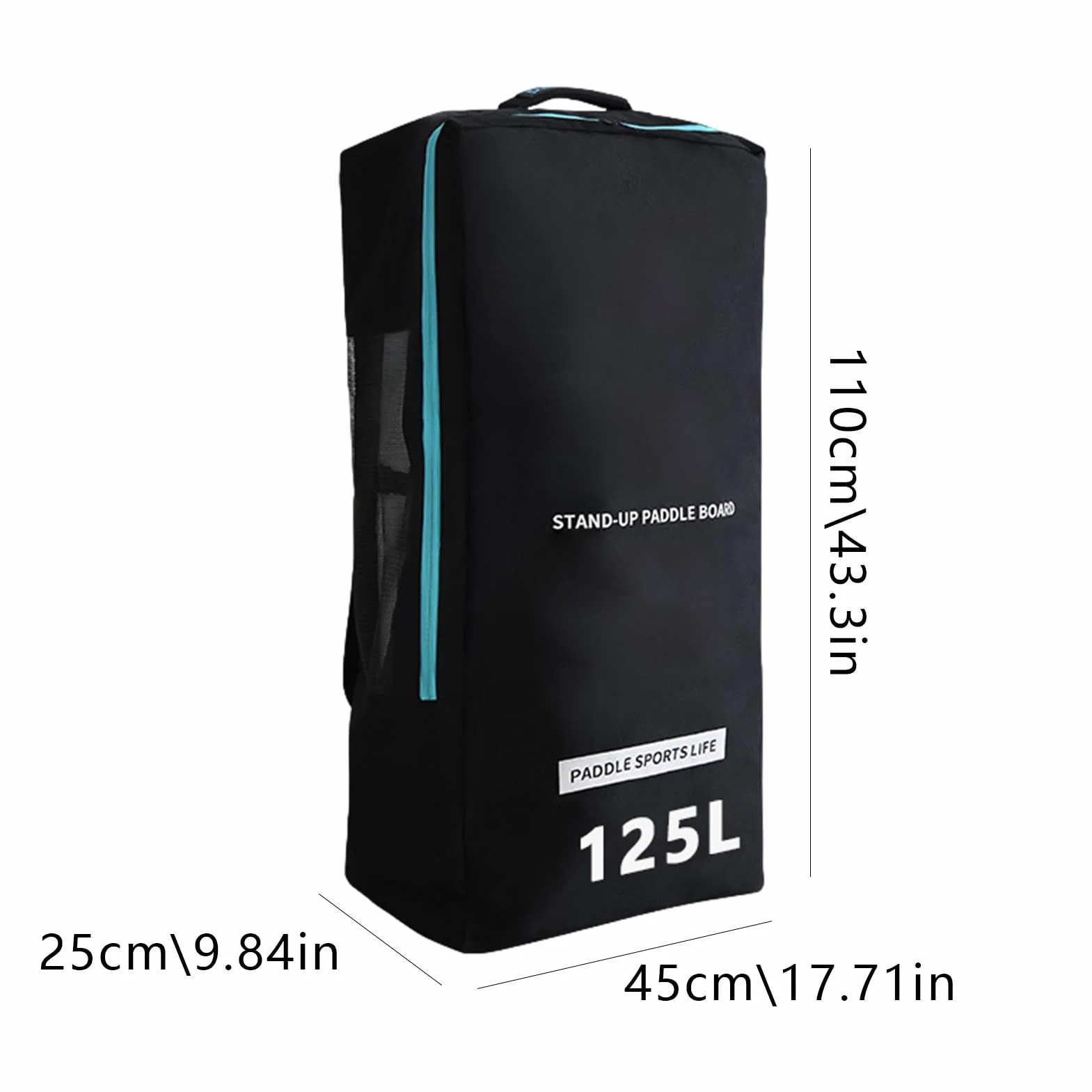 Sac à dos Paddle Board Heavy Duty Travel Bag, Sac fourre-tout étanche avec Bretelles rembourrées