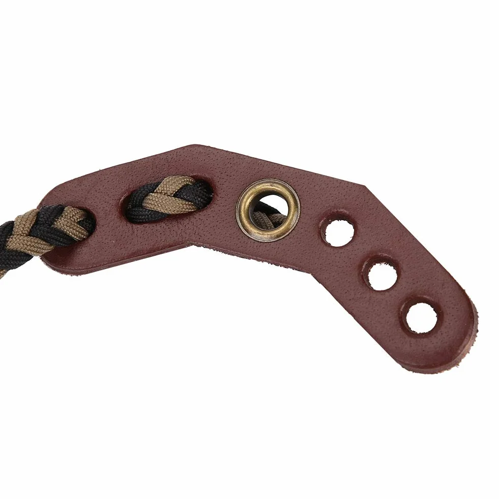 Sangle de Poignet pour Arc de Tir à l'Arc, Corde Tressée en Nylon Réglable, Dragonne de Survie pour Chasse et Tir