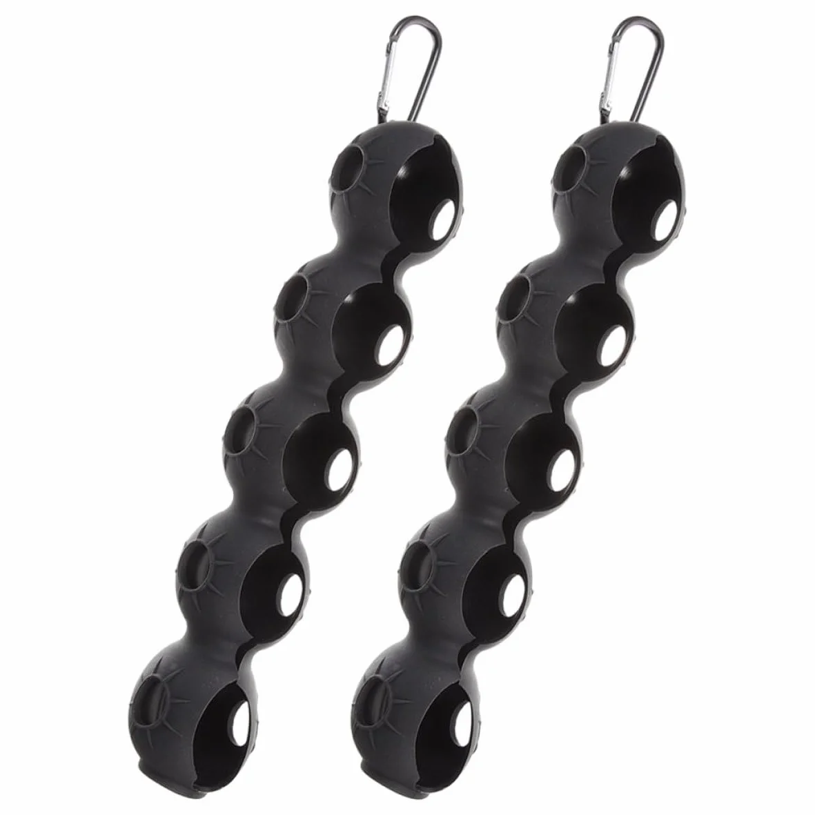 Porte-Golf en Silicone Noir Abaodam Lot de 2 Clip Portable Protection Accessoires pour Voiturette de Golf