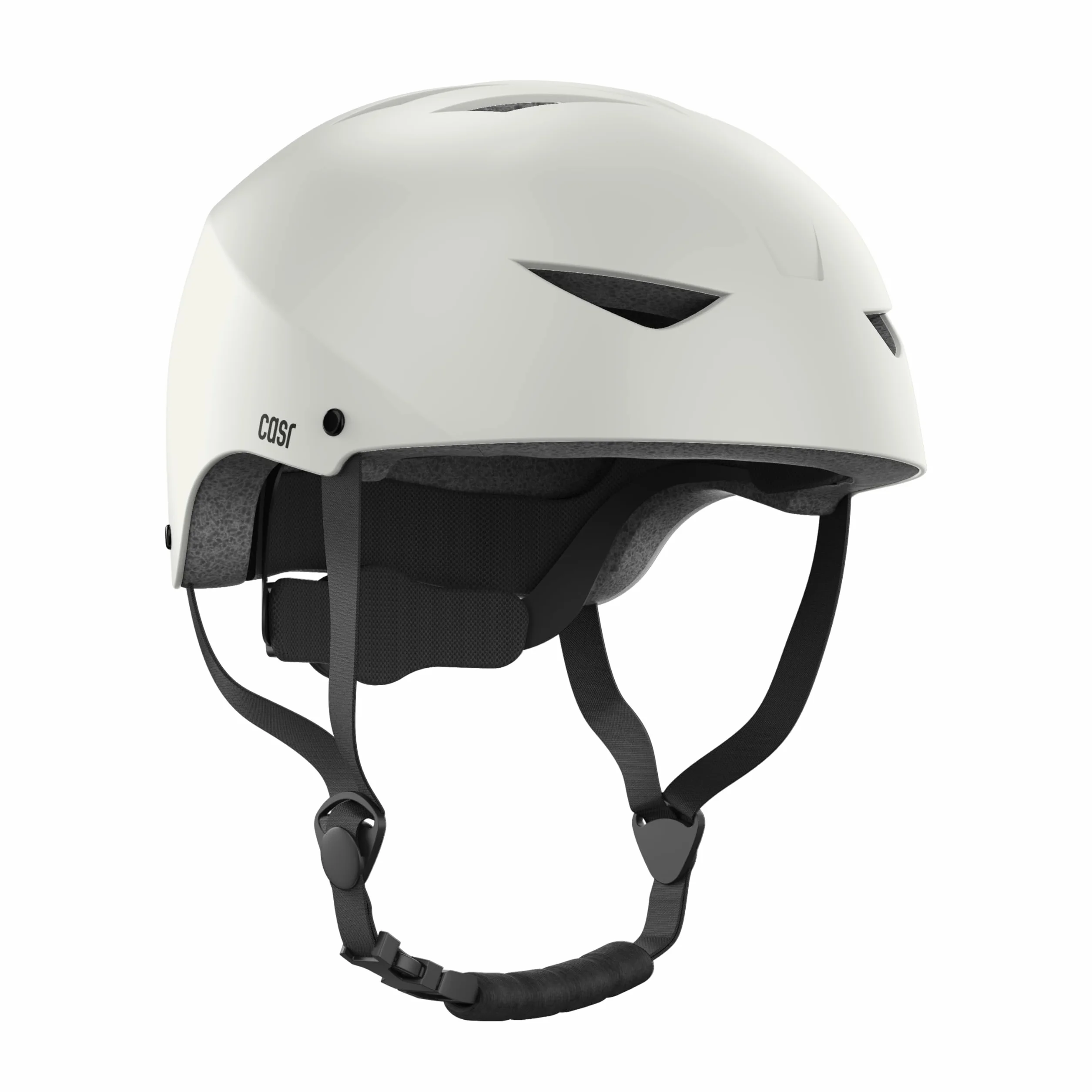 Casque Bol Certifié EPI pour Skate Vélo & Trottinette Electrique Clip de Serrage Ajustable Sangles en Nylon Gris Taille L