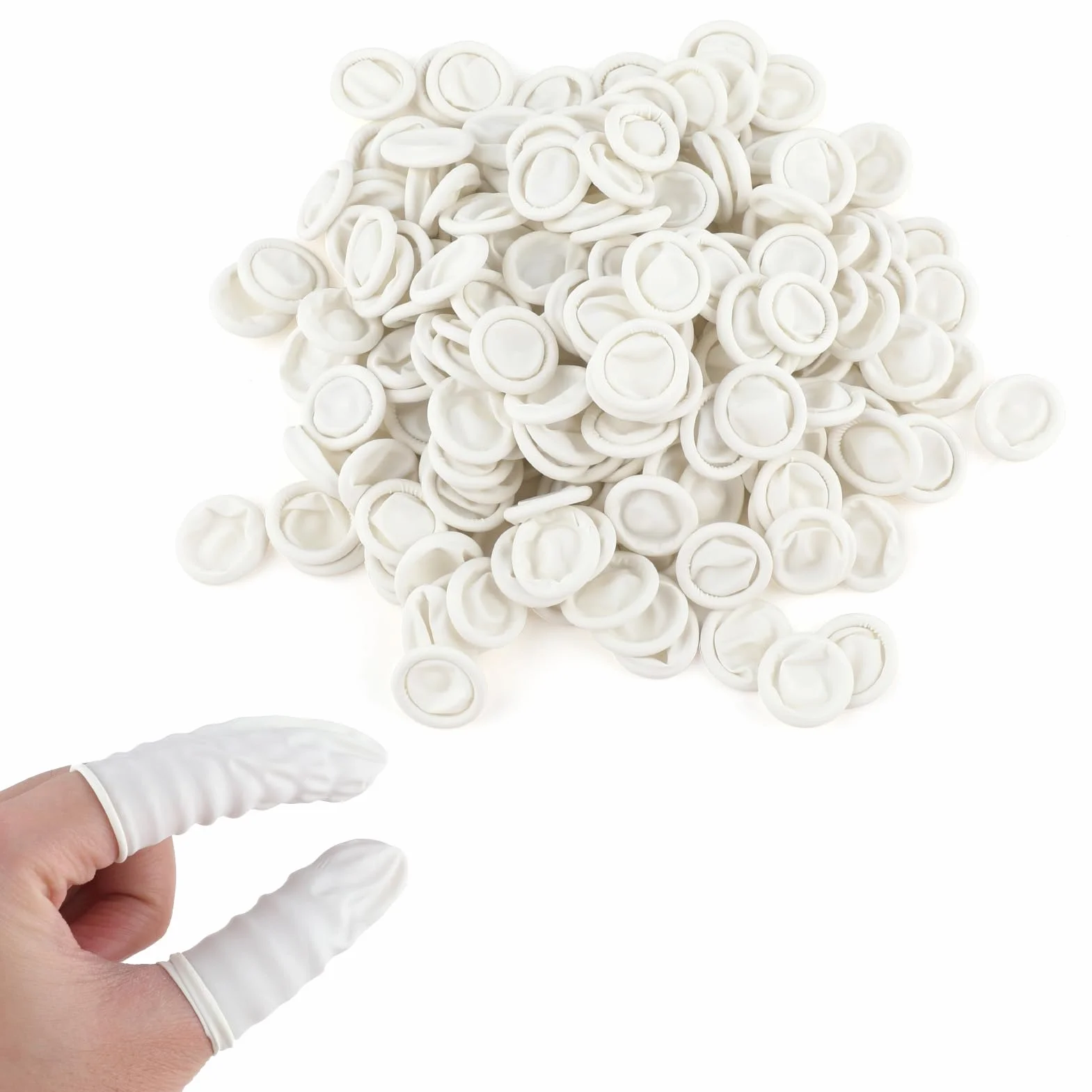 Protège-Doigts en Latex et Silicone, Étanche, Antidérapant, pour Usage Médical et Cuisine